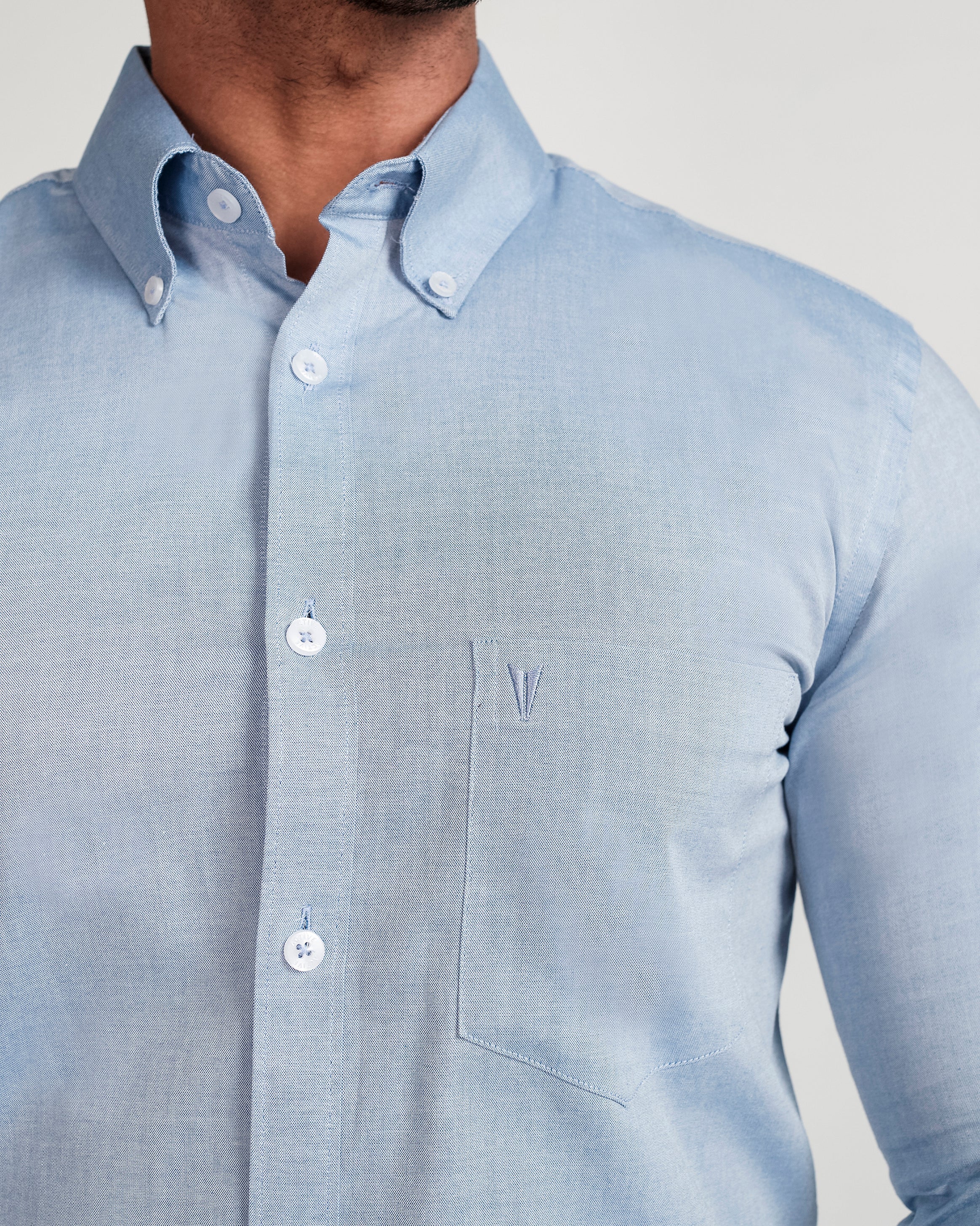 Emerald Active Solid Plain Slim Fit-Bright Cobalt