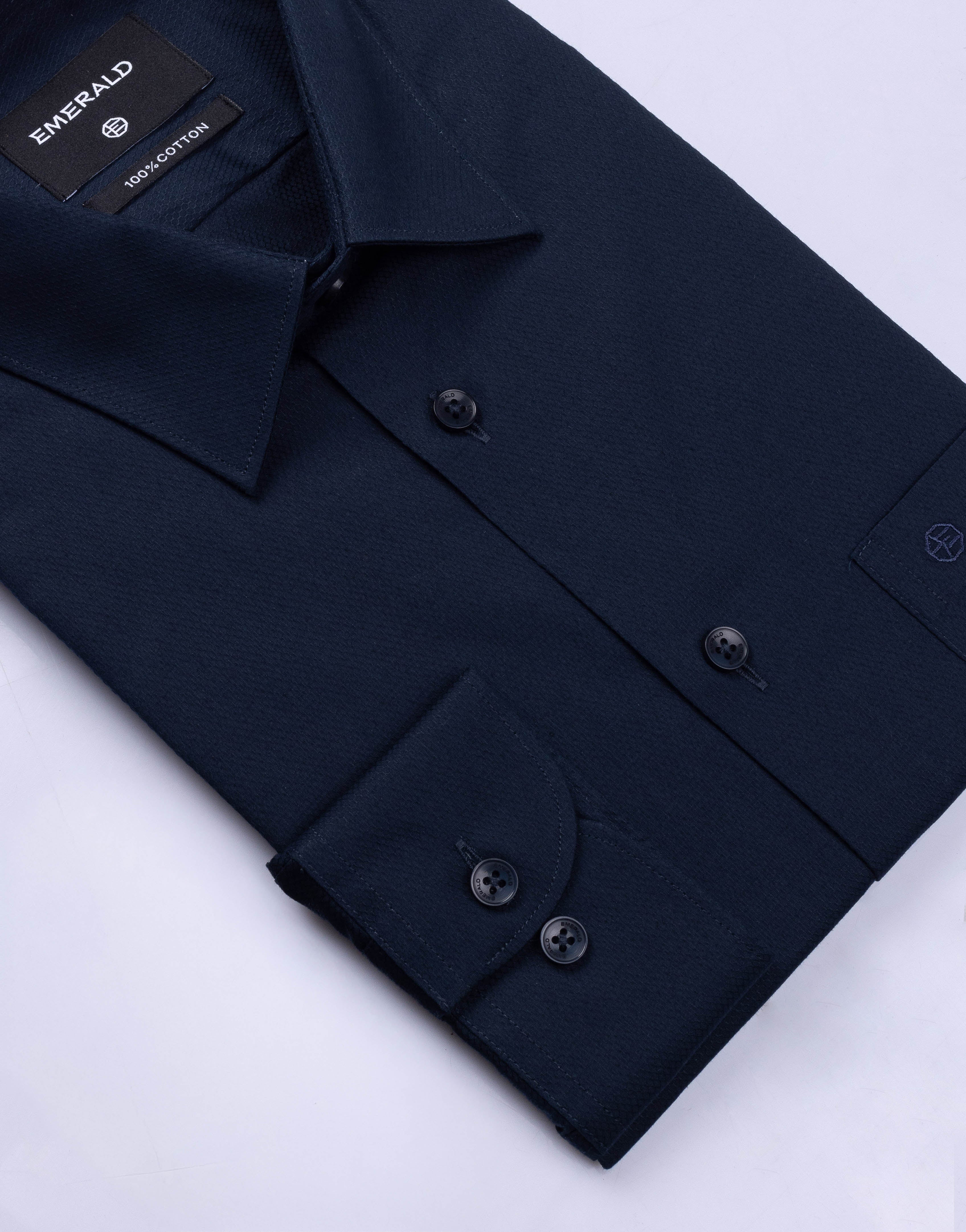 Emerald Evening Slim Fit Fs- Black