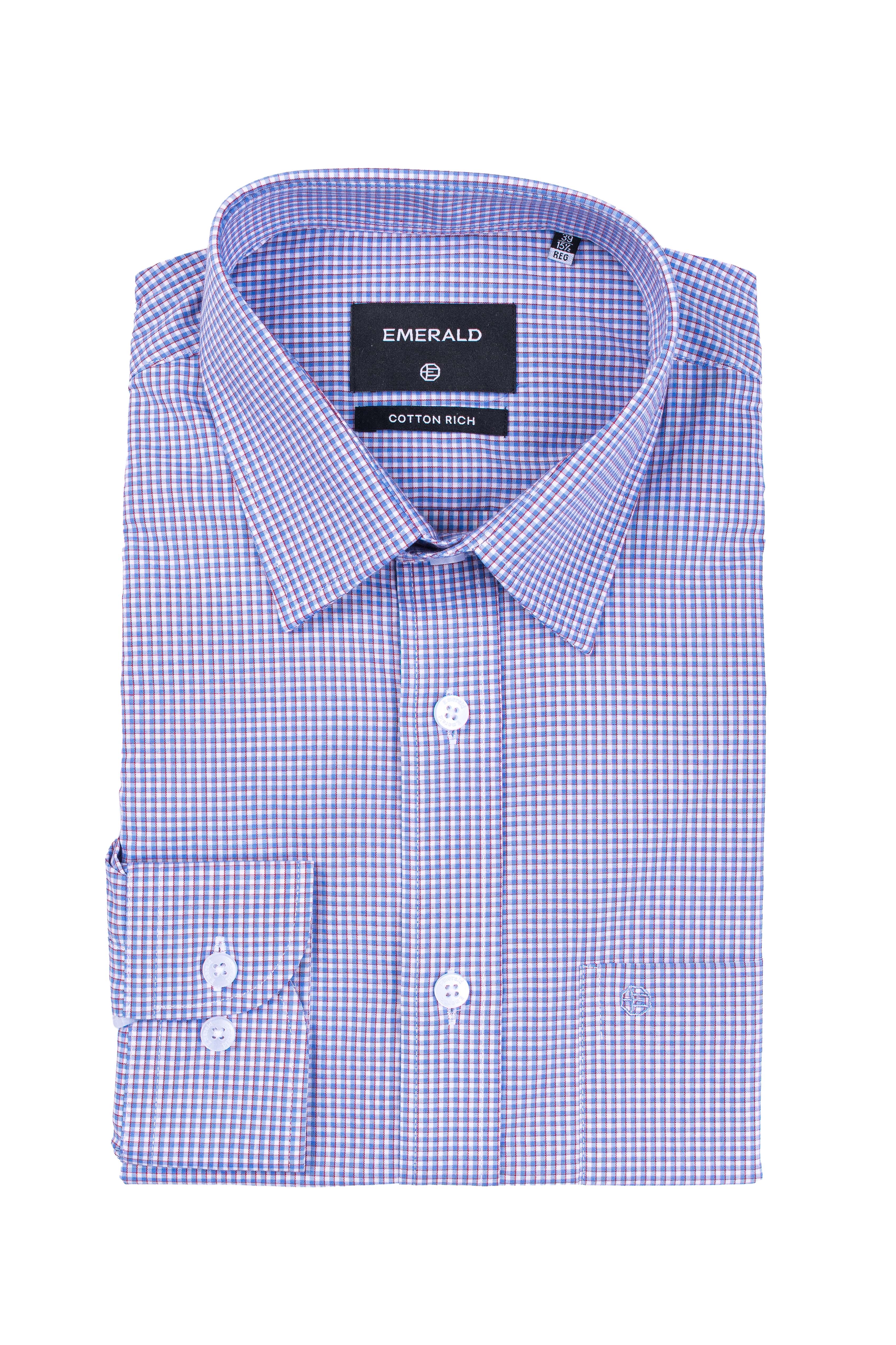 Emerald Formal Checks Regular Fit - Meadow Mauve