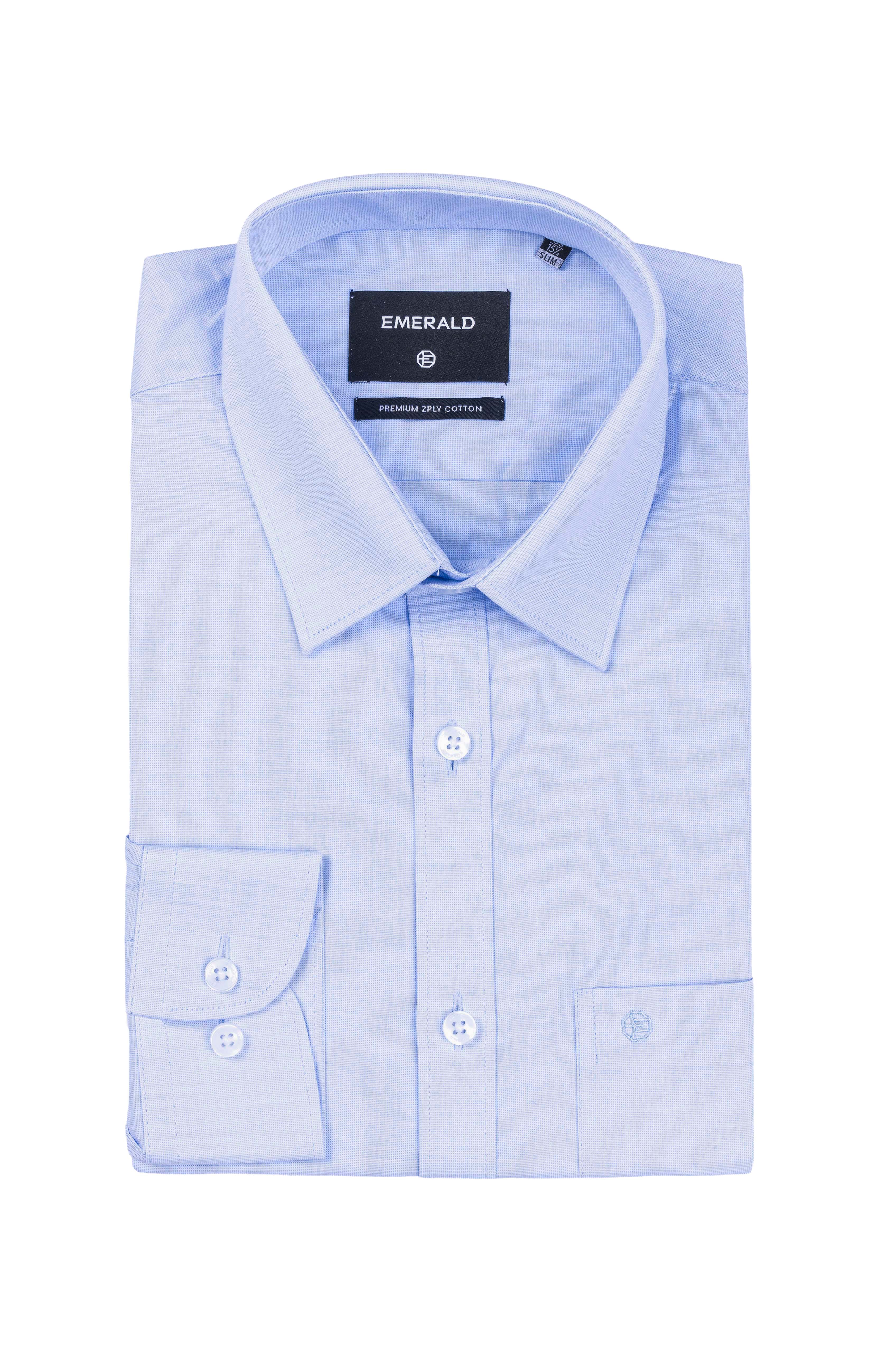 Emerald Formal Plain Slim Fit - Powder