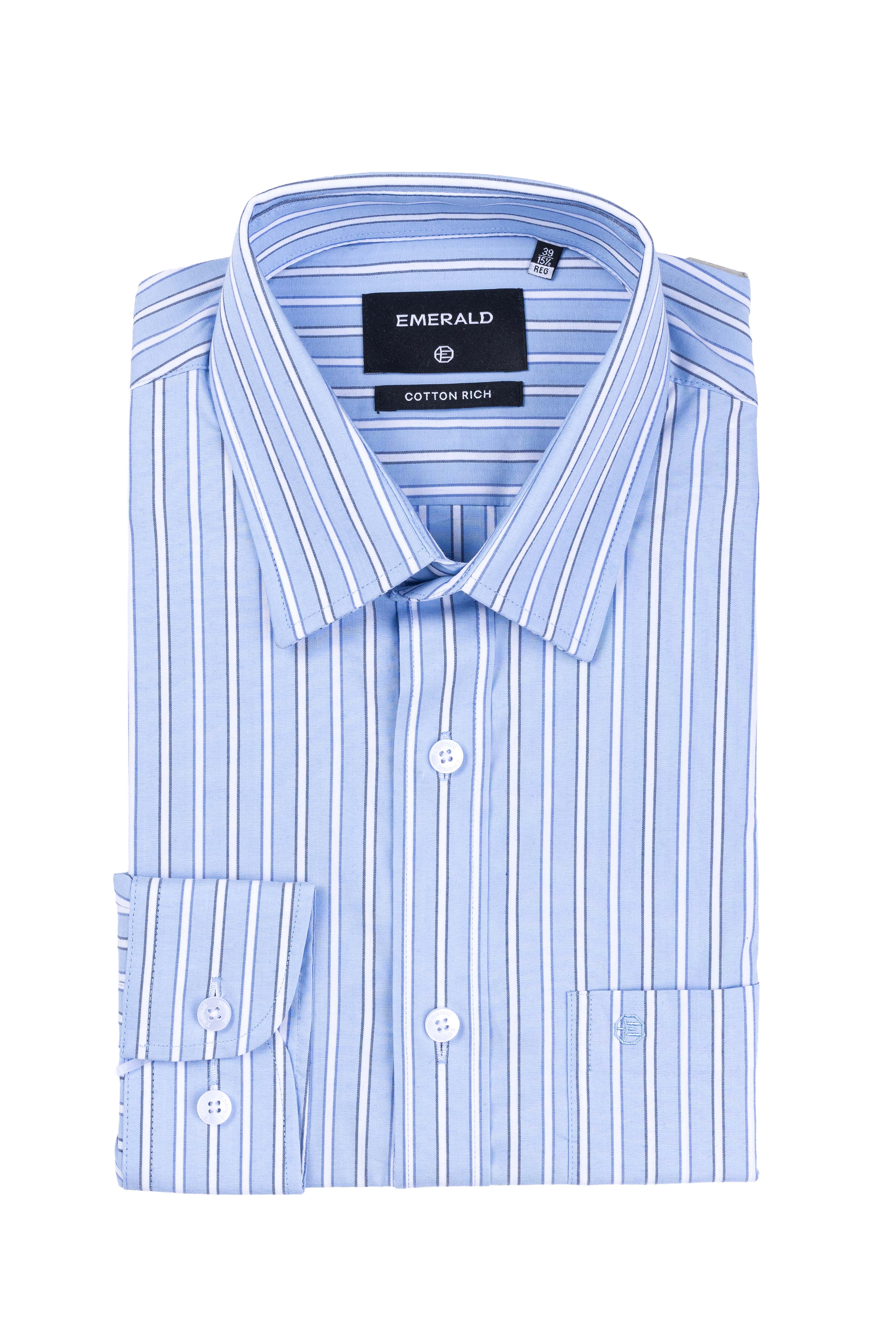 Emerald Formal Stripe Regular Fit - Persian Jewel