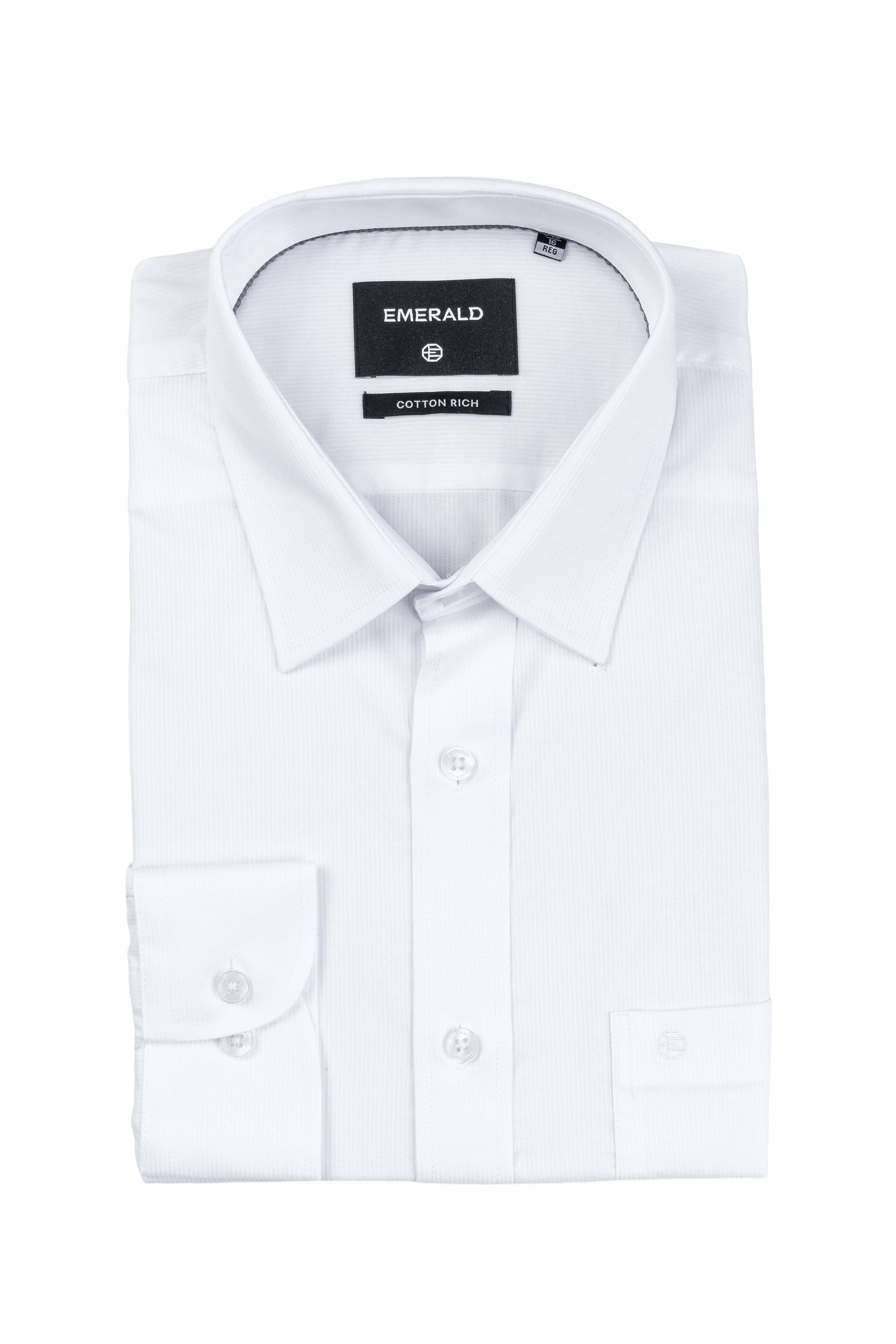 Emerald Corporate Dobby Regular Fit - Cloud Dancer