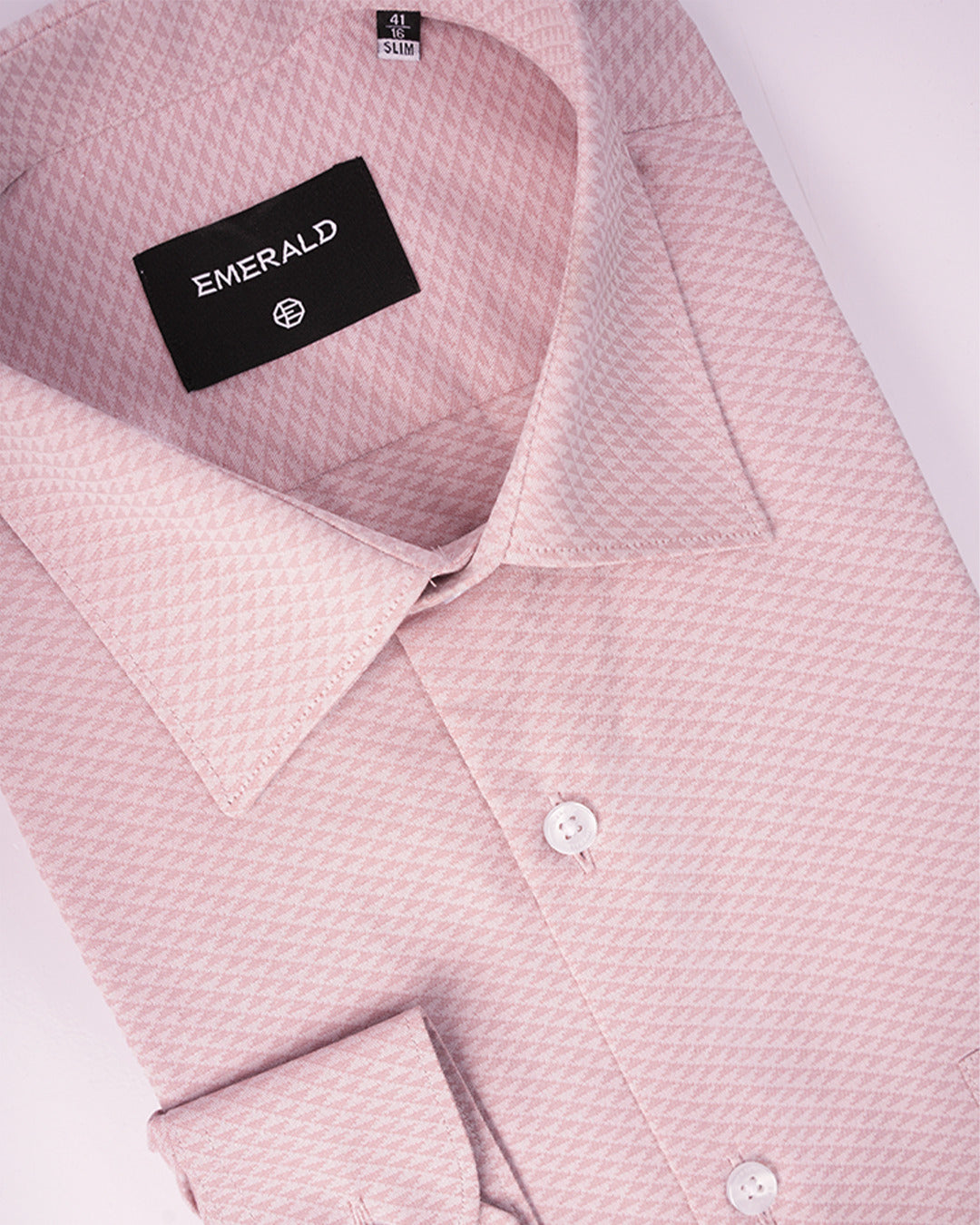 Emerald Formal Jacquard Slim Fit - Wistful Mauve