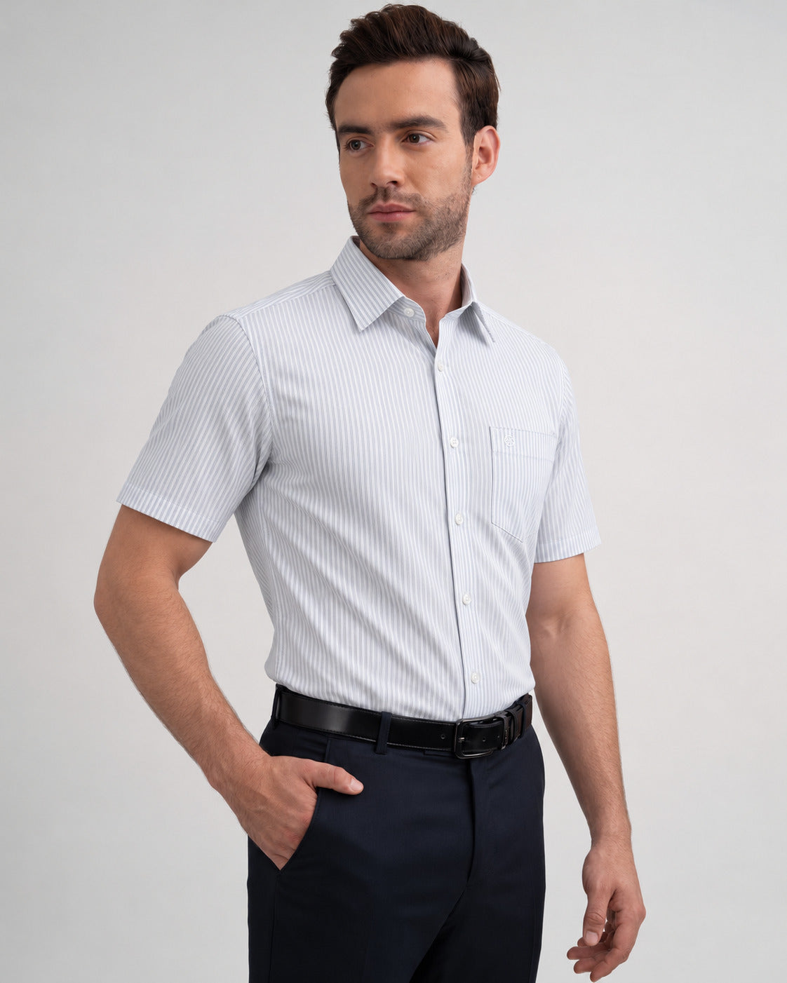 Emerald Formal Stripe Regular Fit - Vanilla