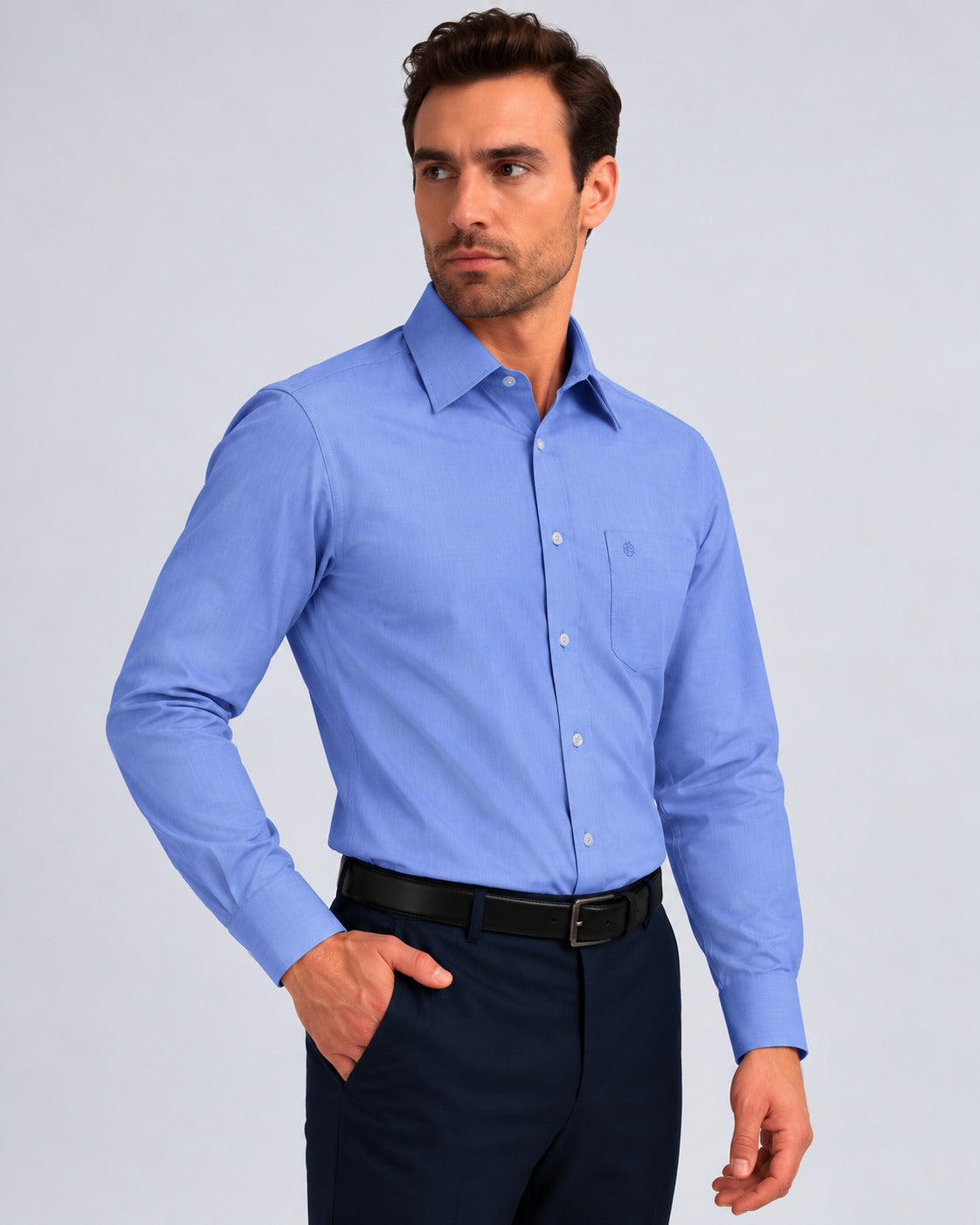 Emerald Formal Plain Slim Fit - Dream Blue