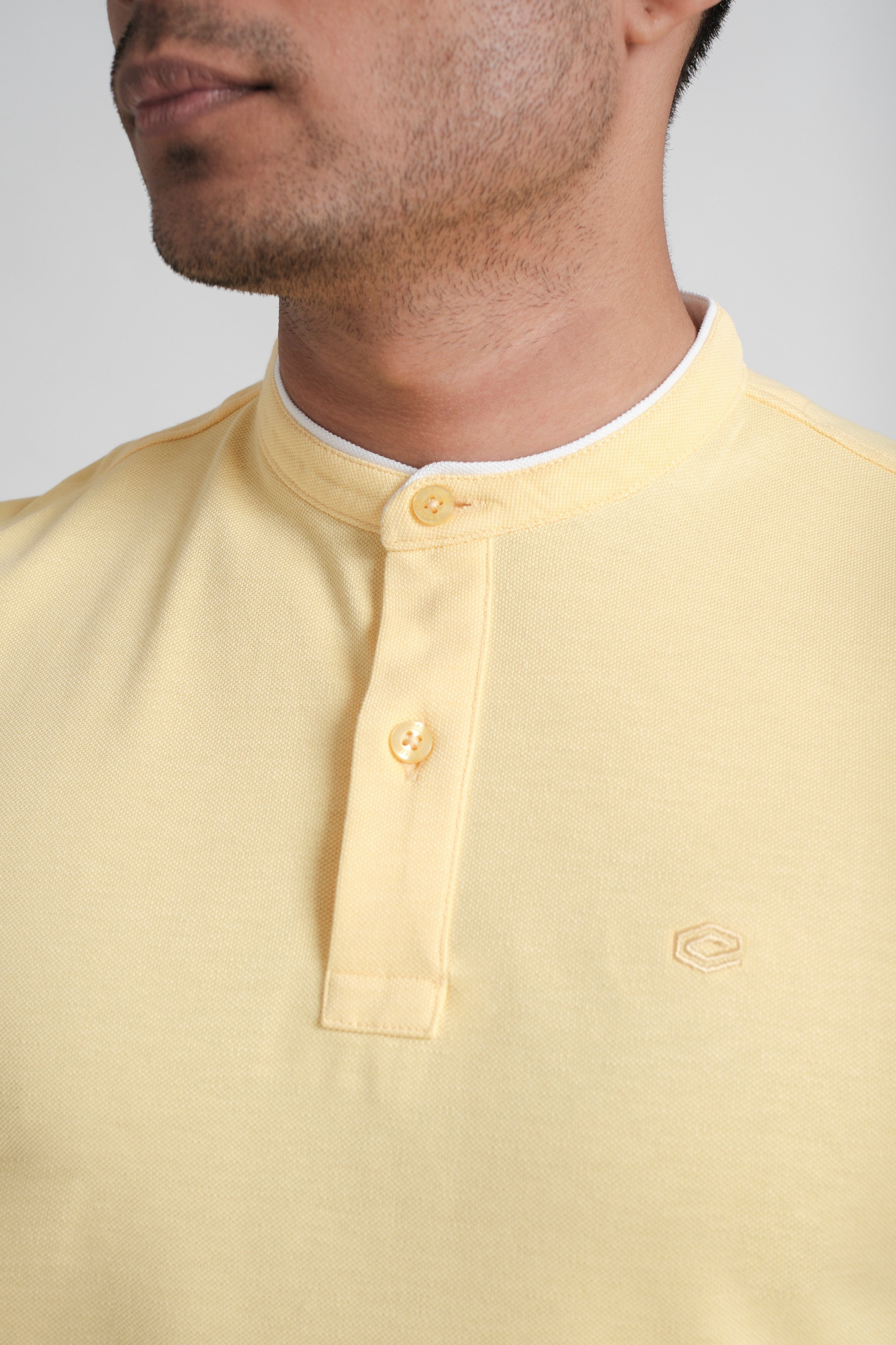 Tunic Collar Polo-Lemon