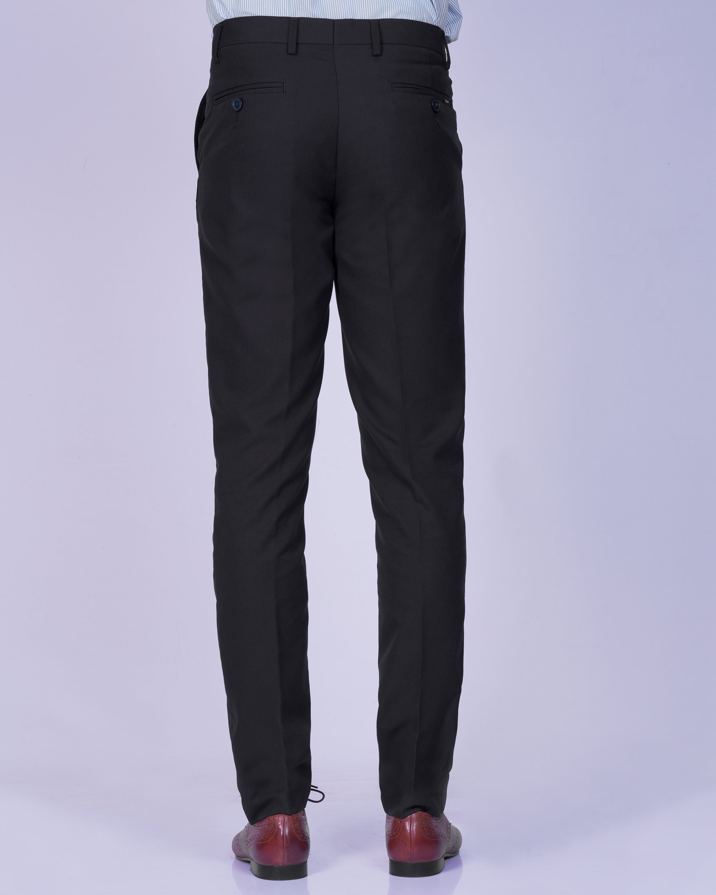 Emerald Formal Trouser Plain Ultra Slim Fit-Moonless Night