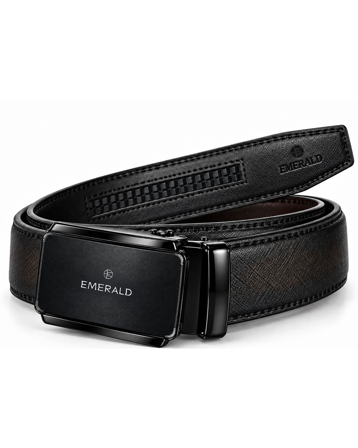 Emerald Signature Automatic Buckle Belt – Black