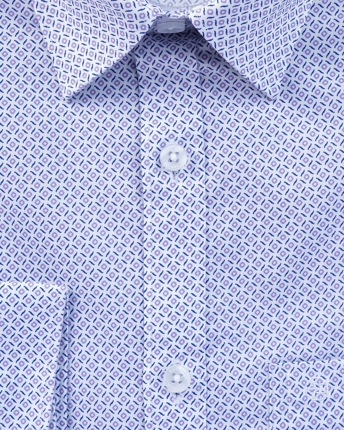 Formal Printed Slim Fit - Purple