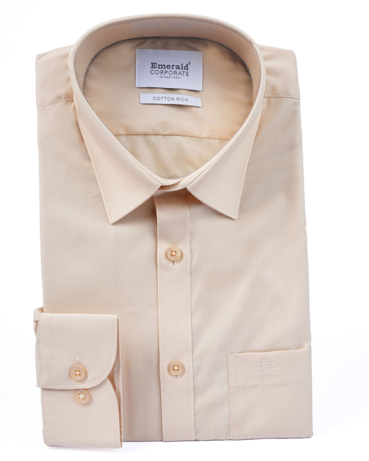 Corporate Plain Slim Fit - Yellow Rattan