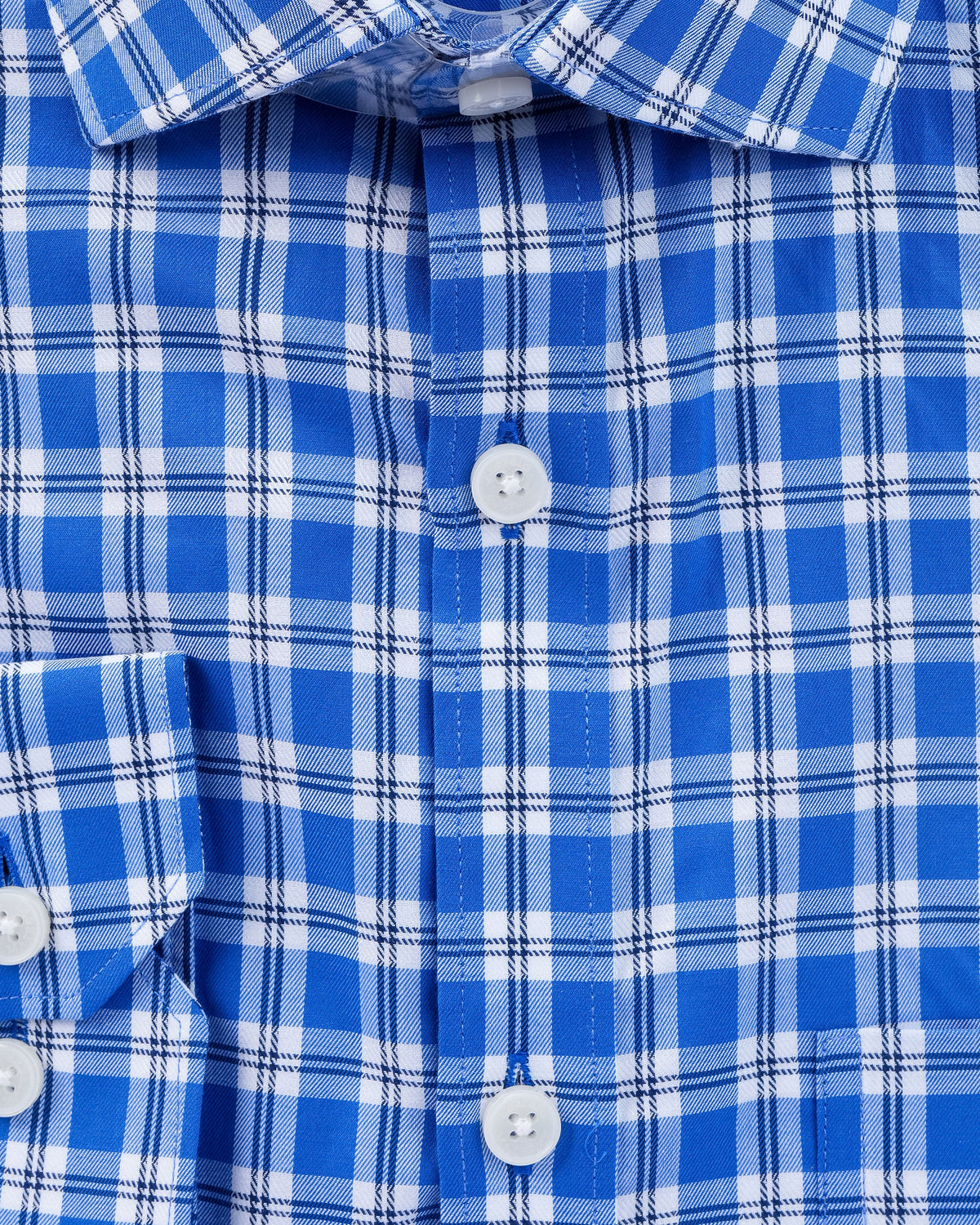 Majesty Checks Slim Fit - Navy