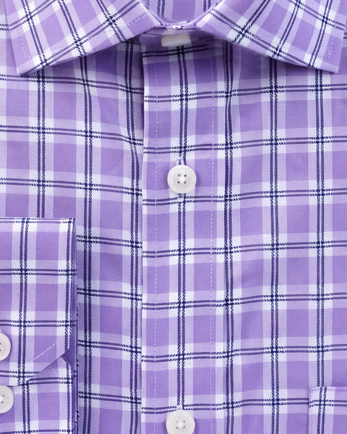 Majesty Checks Regular Fit - Prism Violet