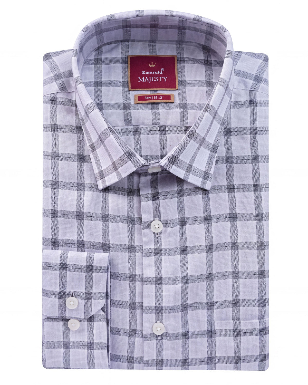 Majesty Checks Slim Fit - Black Inck