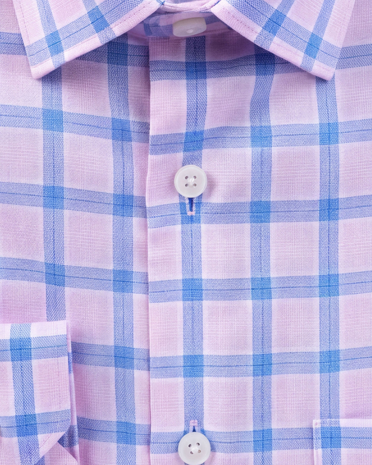 Majesty Checks Slim Fit - Methly Blue