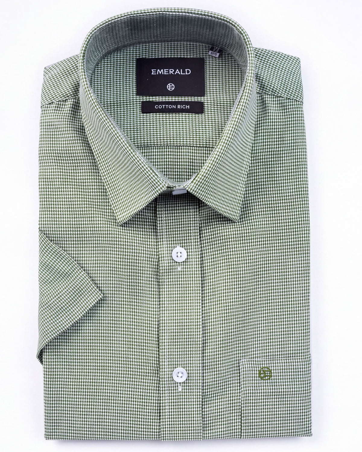 Corporate Houndstooth Regular Fit - Light Green