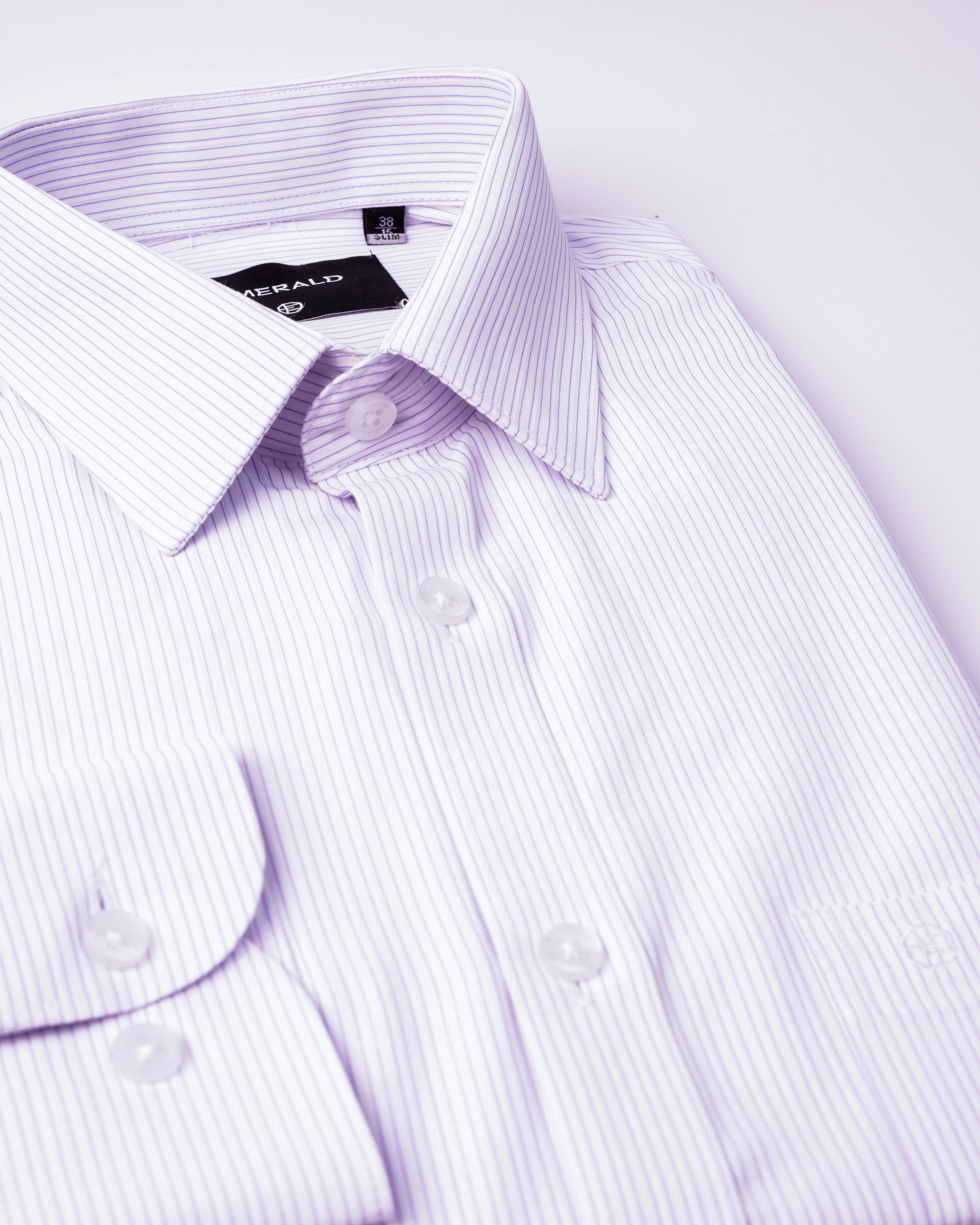 EMERALD FORMAL STRIPE SLIM FS-Royal Purple