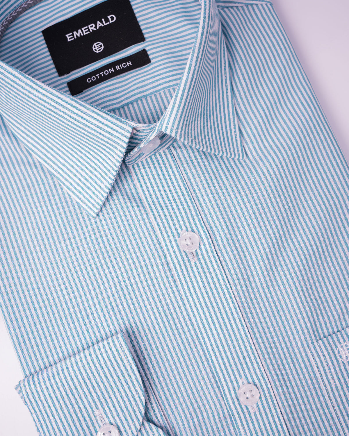EMERALD FORMAL STRIPE SLIM FS-Storm Blue