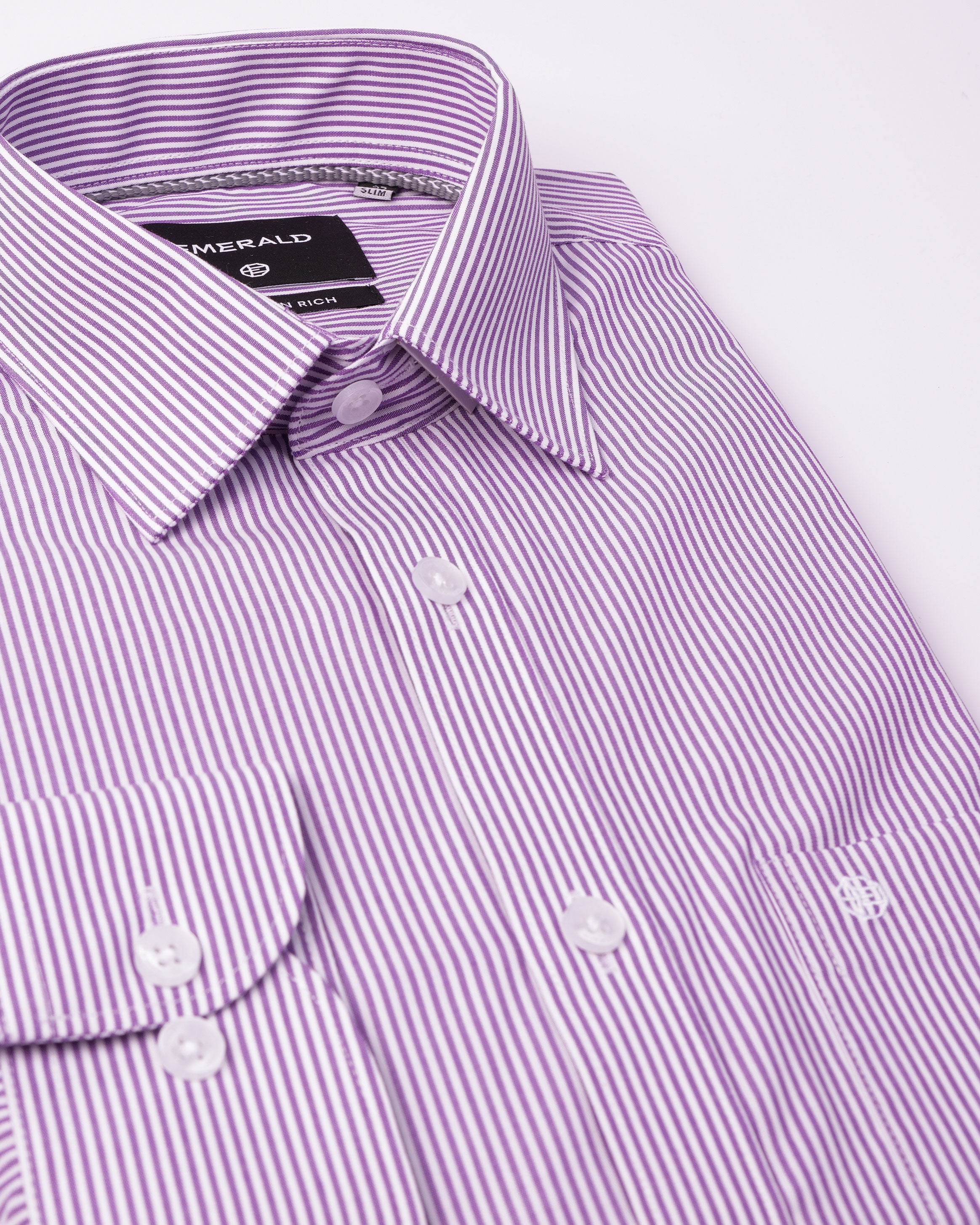 EMERALD FORMAL STRIPE SLIM FS-Medium Voilet