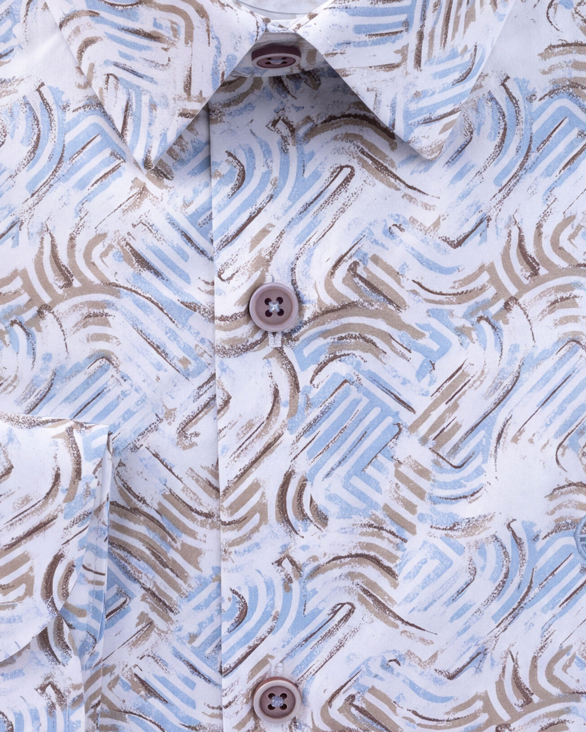 Casual Printed Slim Fit - Cream