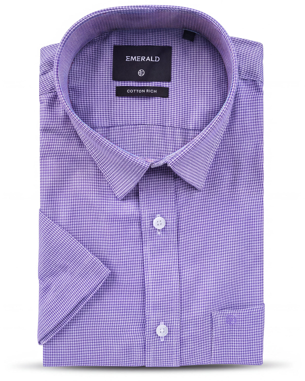 Corporate Houndstooth Regular Fit - Purple