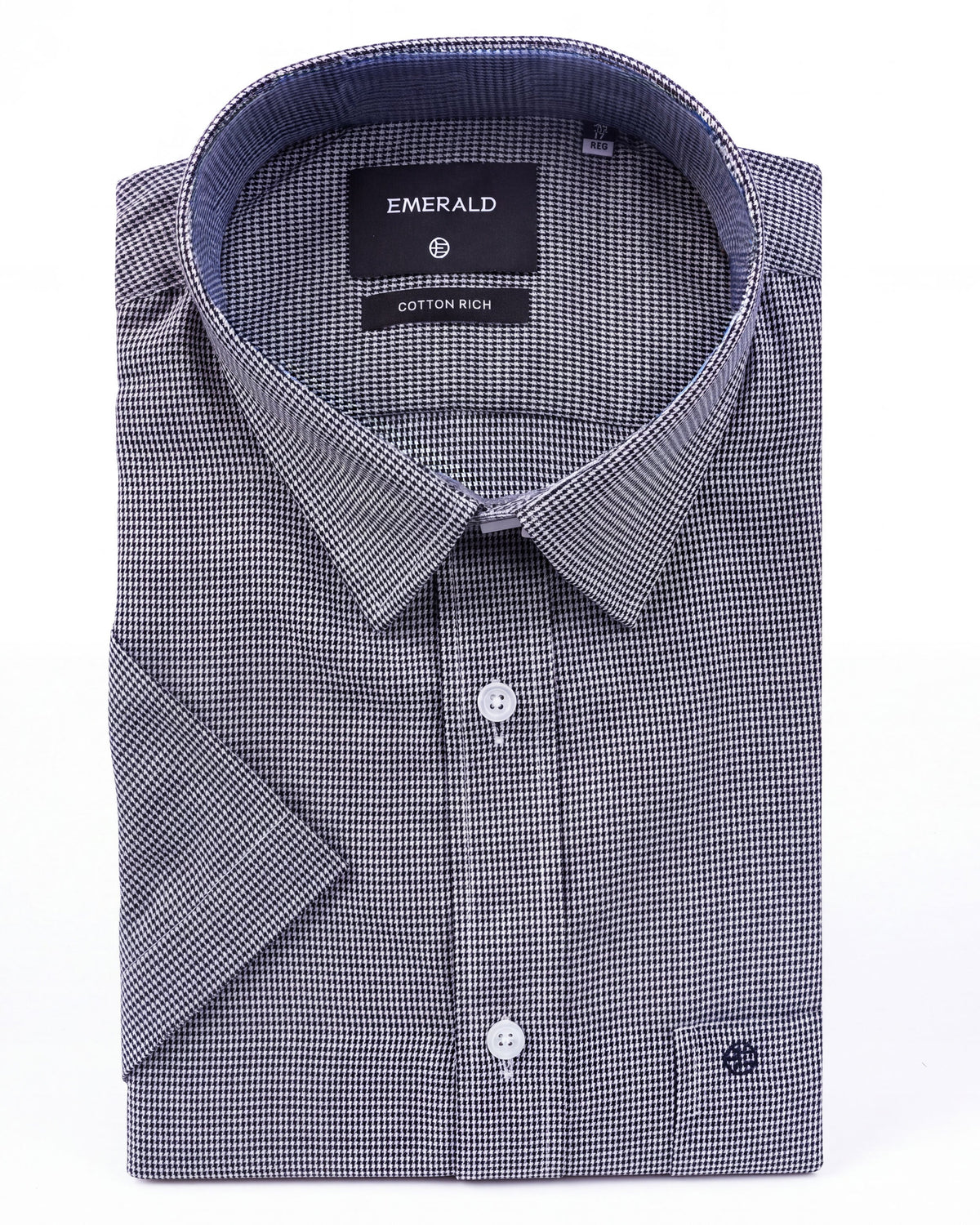 Corporate Houndstooth Regular Fit - Black