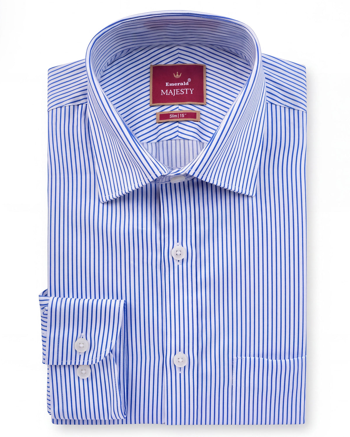 Majesty Stripe Slim Fit - Methly Blue