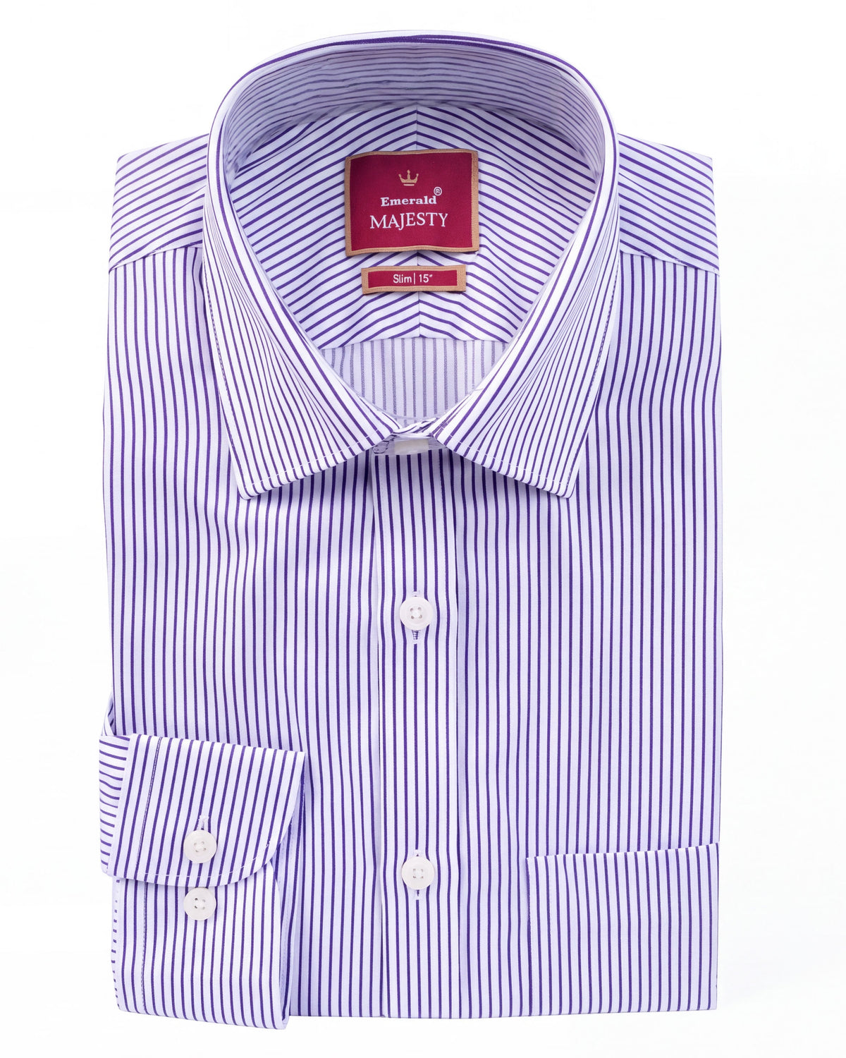 Majesty Stripe Slim Fit - Royal Purple