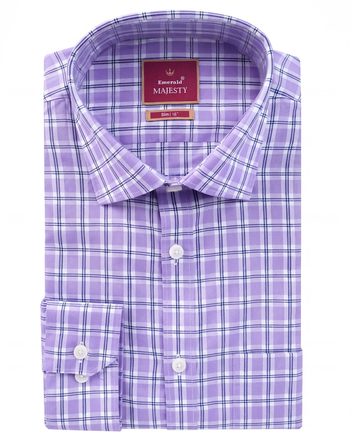 Majesty Checks Slim Fit - Prism Violet