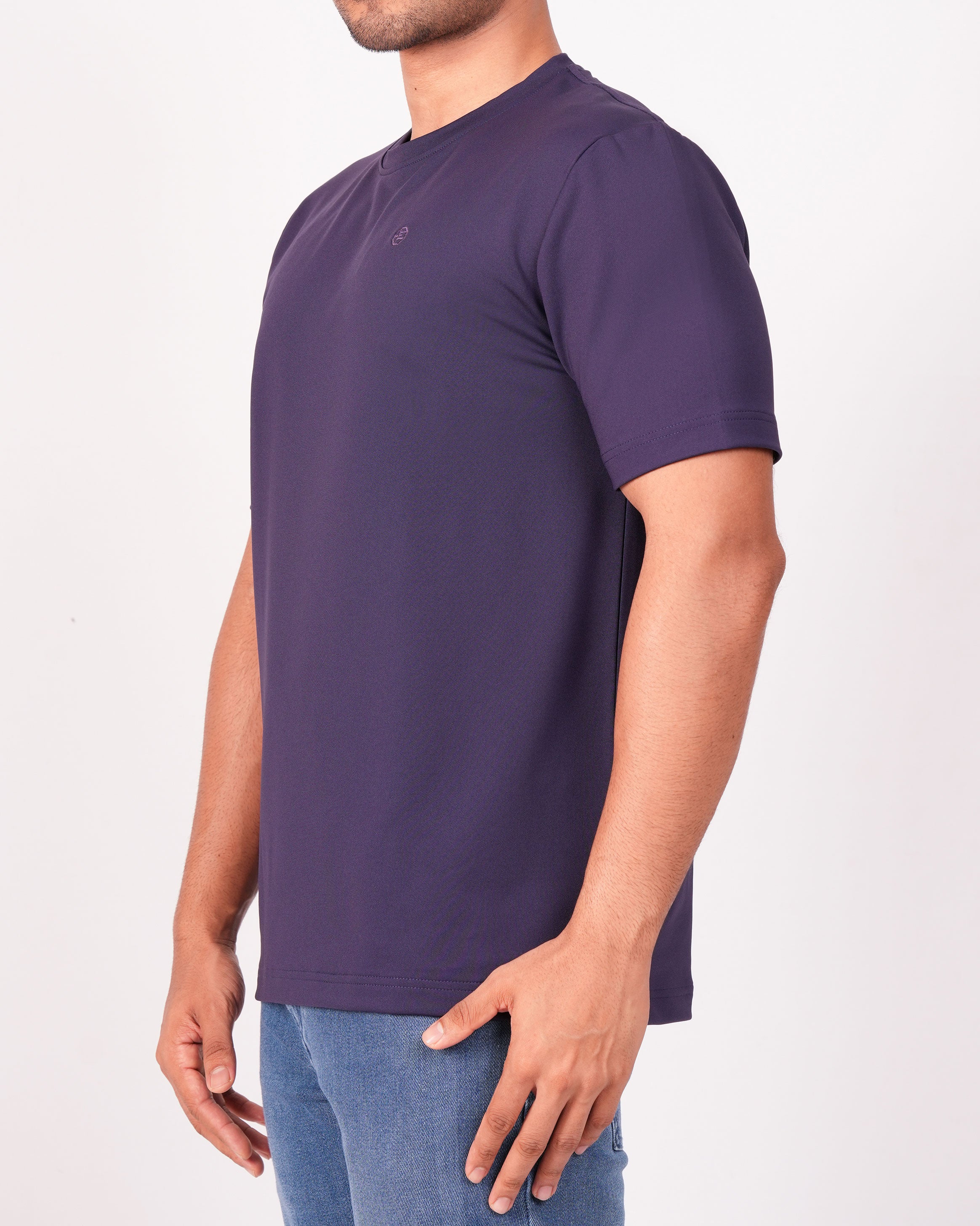 Emerald Crew Neck Slim - GRAPE ROYAL