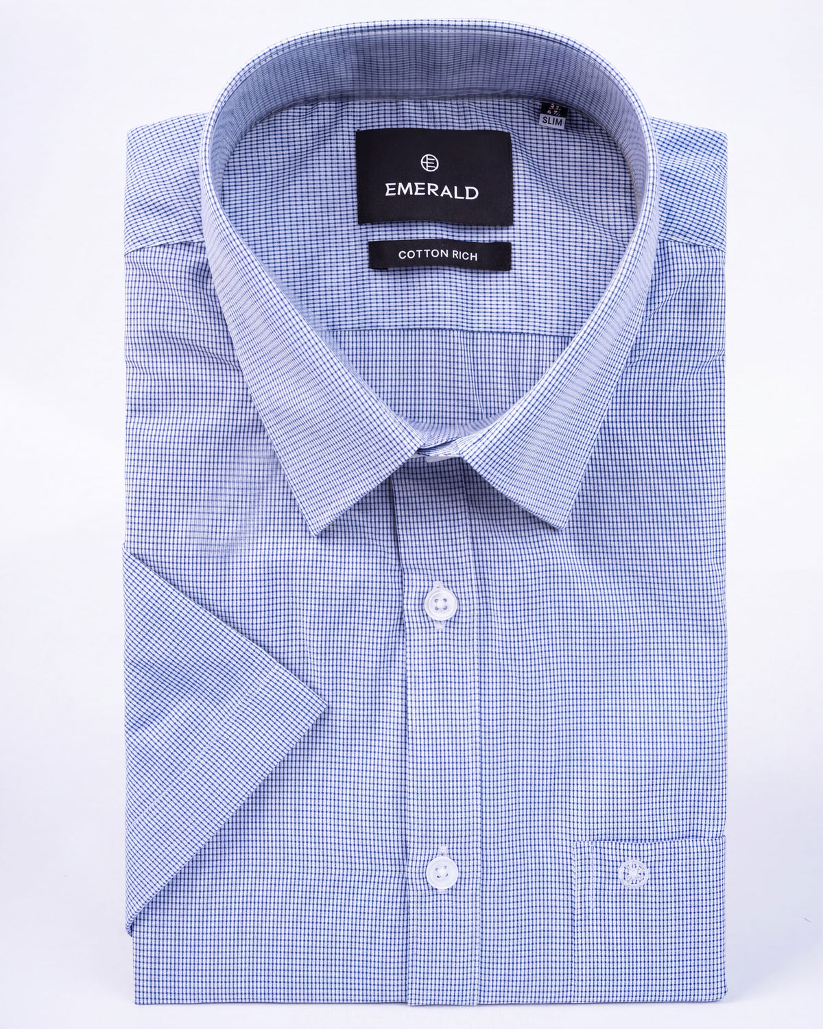 Formal Core Checks Slim Fit - Navy