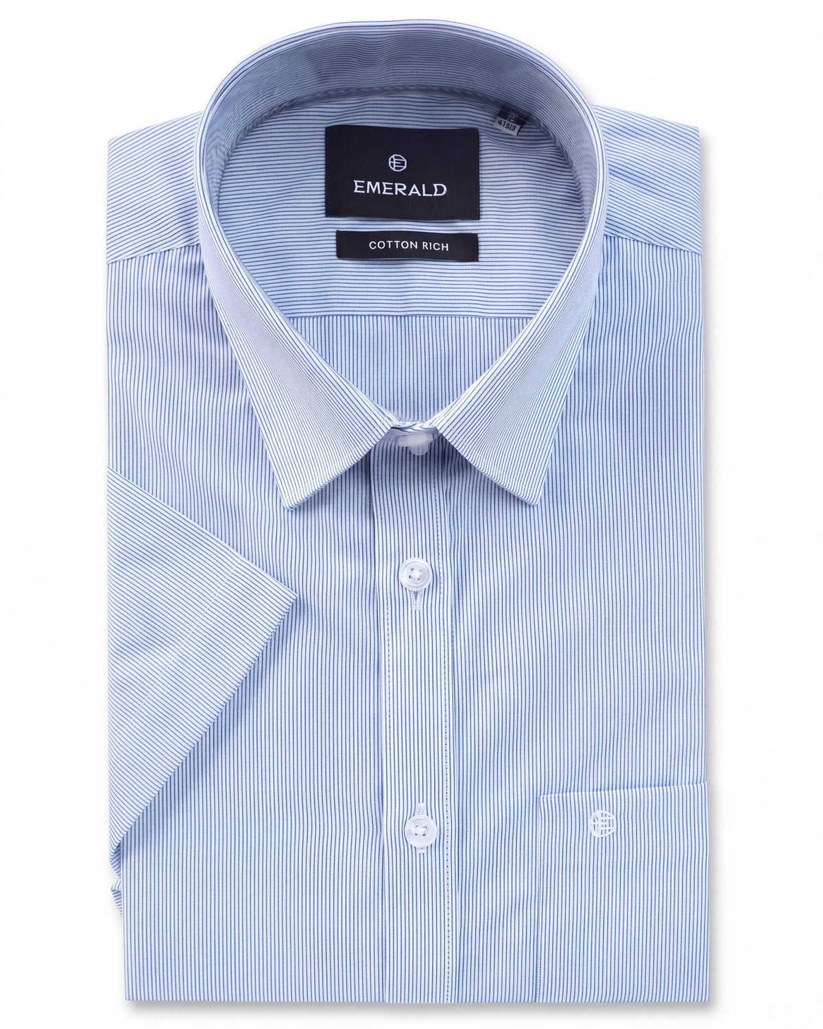 Corporate Dress Stripe Slim Fit - Green