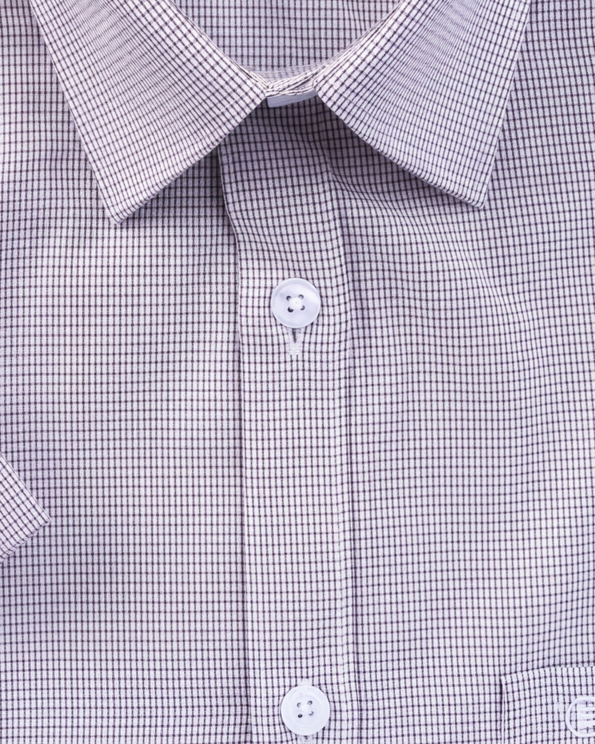 Formal Core Checks Slim Fit - Maroon