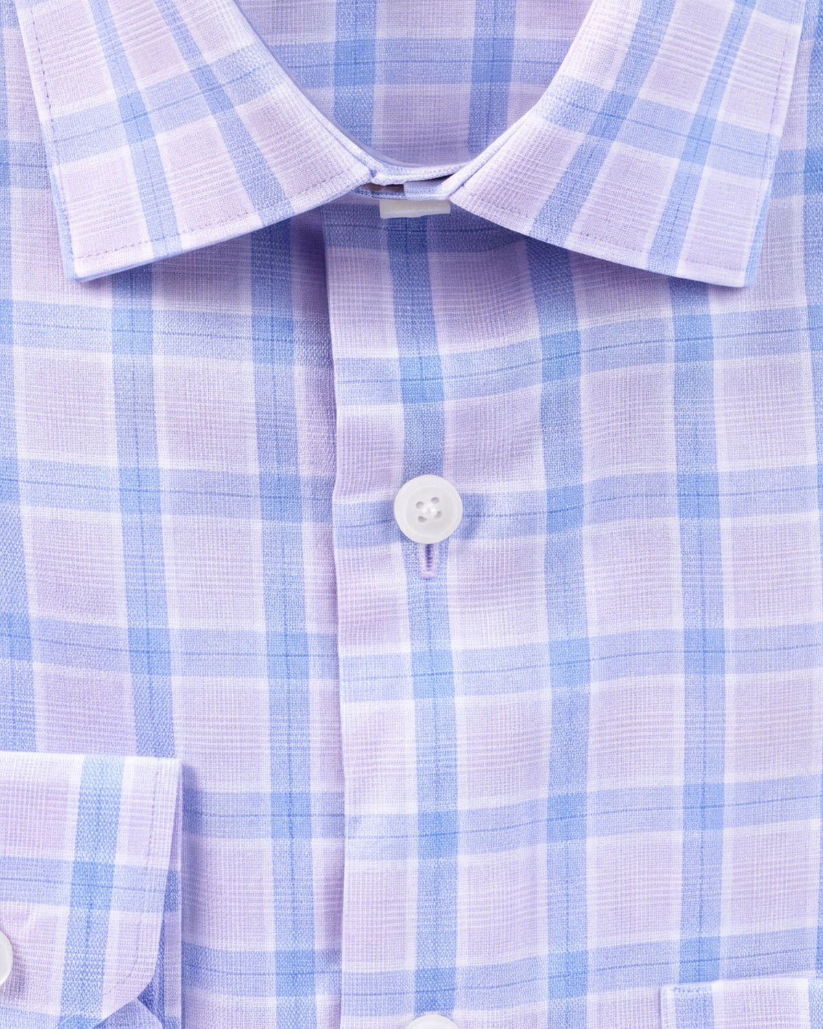 Majesty Checks Slim Fit - Blue Mist