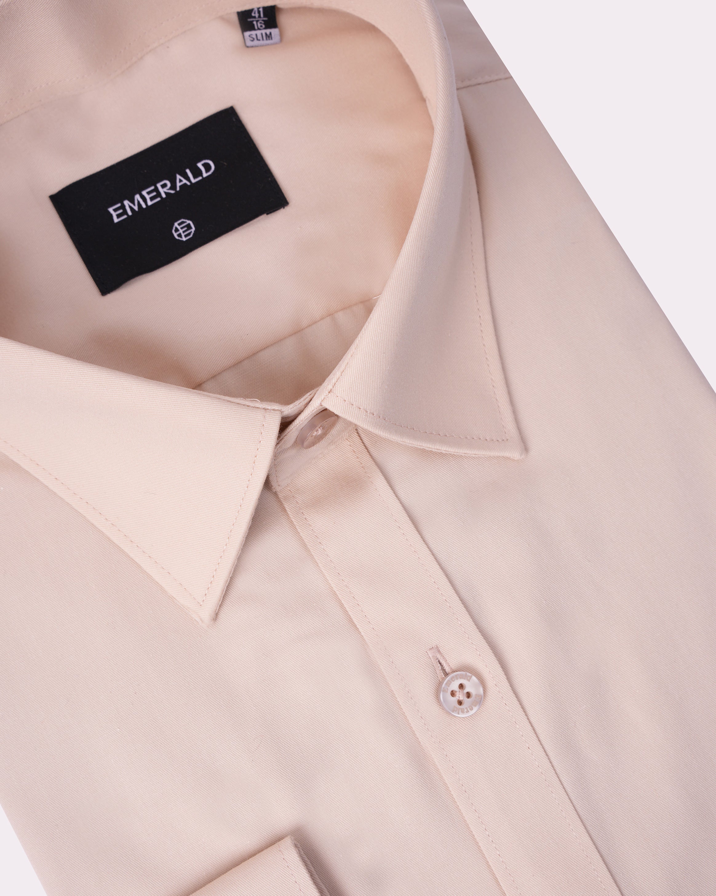 Emerald Formal Twill Slim Fit-Yellow Sauterne