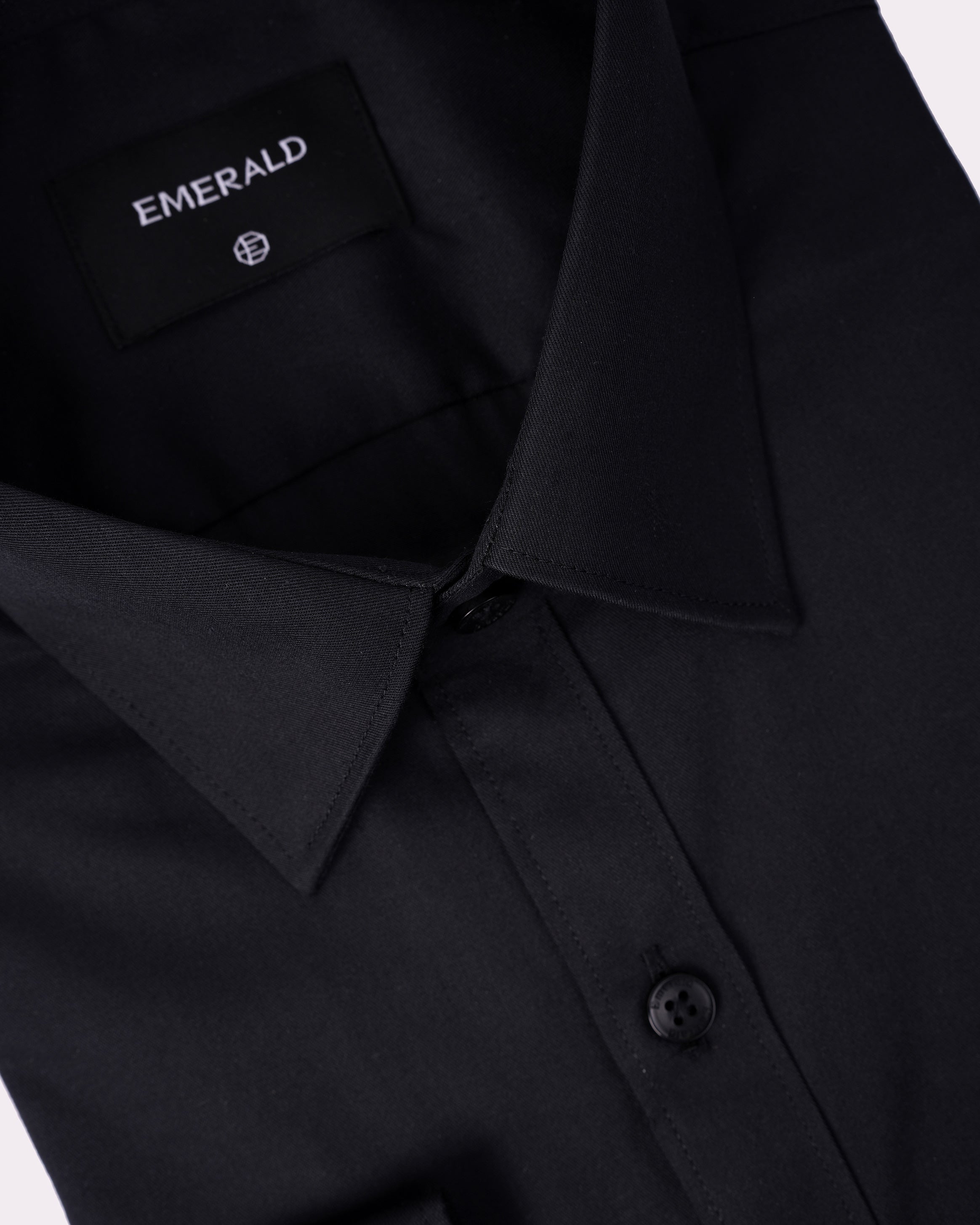 Emerald Formal Twill Slim Fit-Black Inck