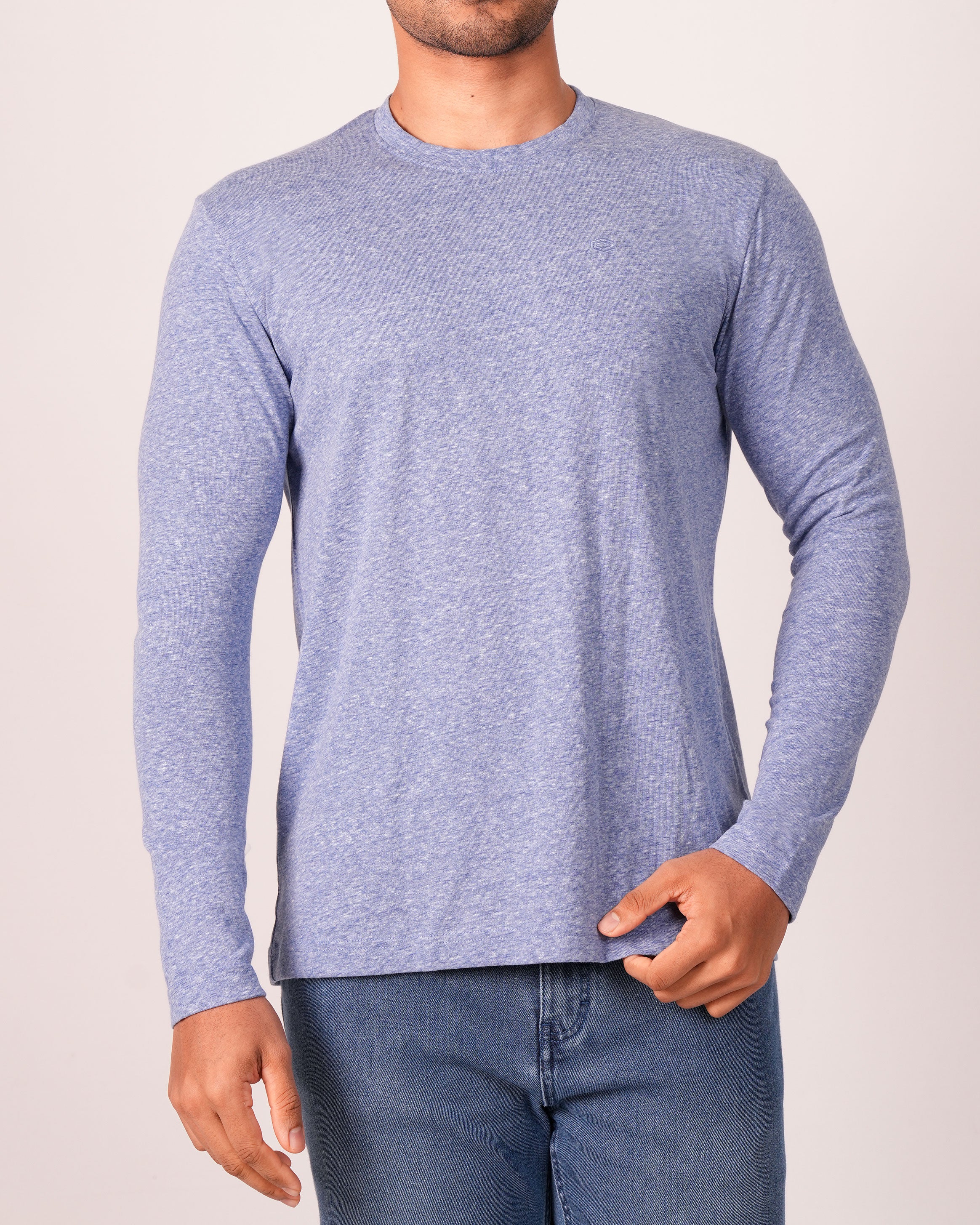 Emerald Crew Neck Slim Fs-ULTRAMARINE