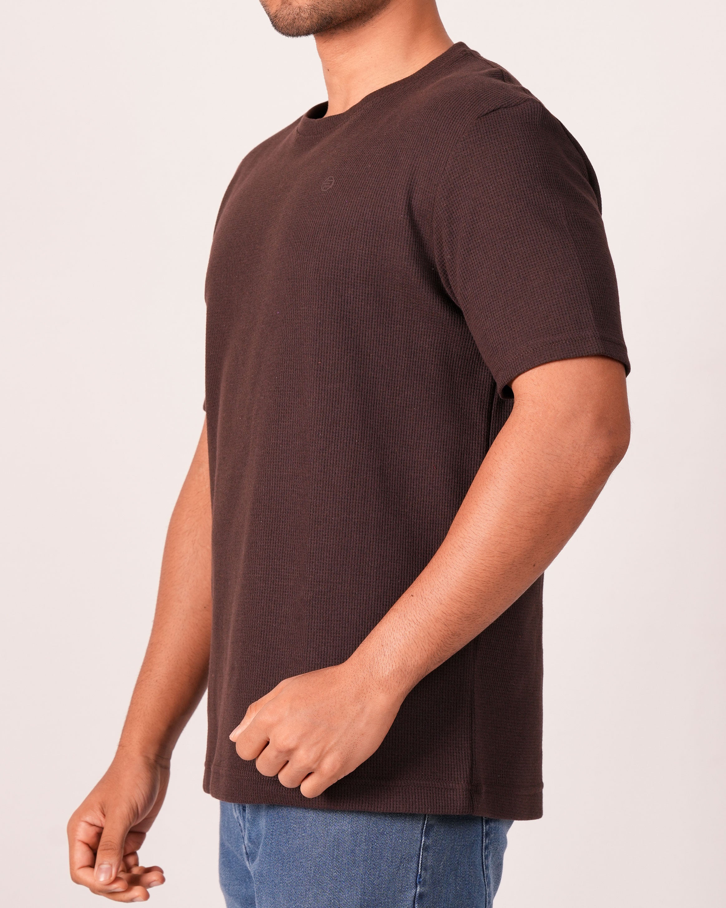 Emerald Crew Neck Slim-DEEP MAHOGANY