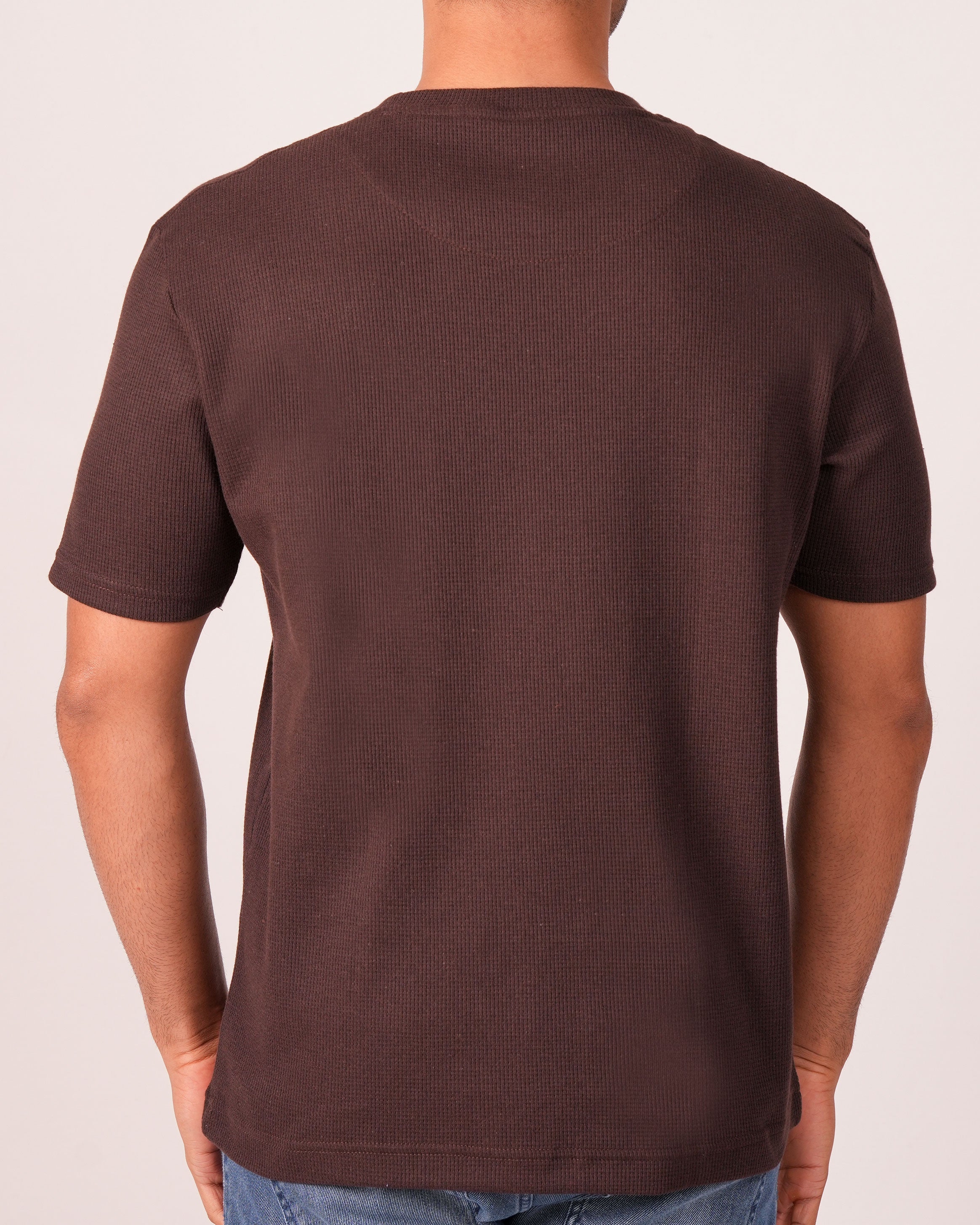 Emerald Crew Neck Slim-DEEP MAHOGANY