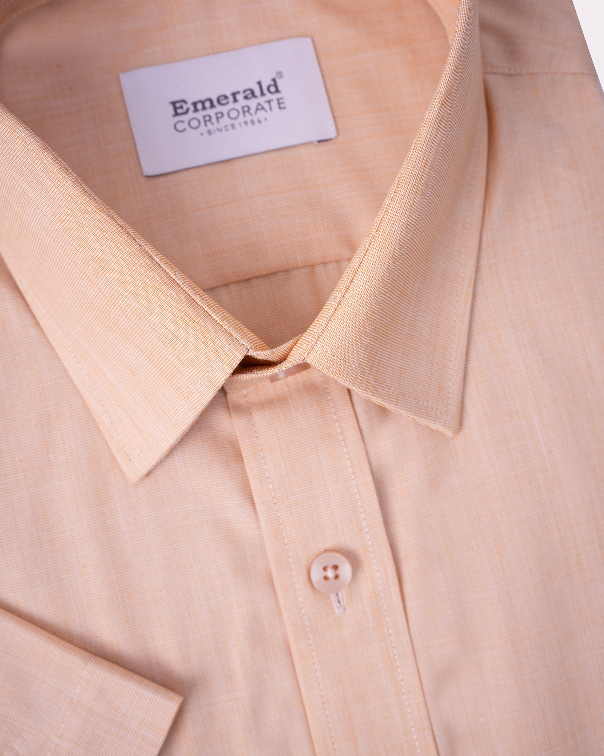 Emerald Corporate Fil A Fil Regular Fit-Honey