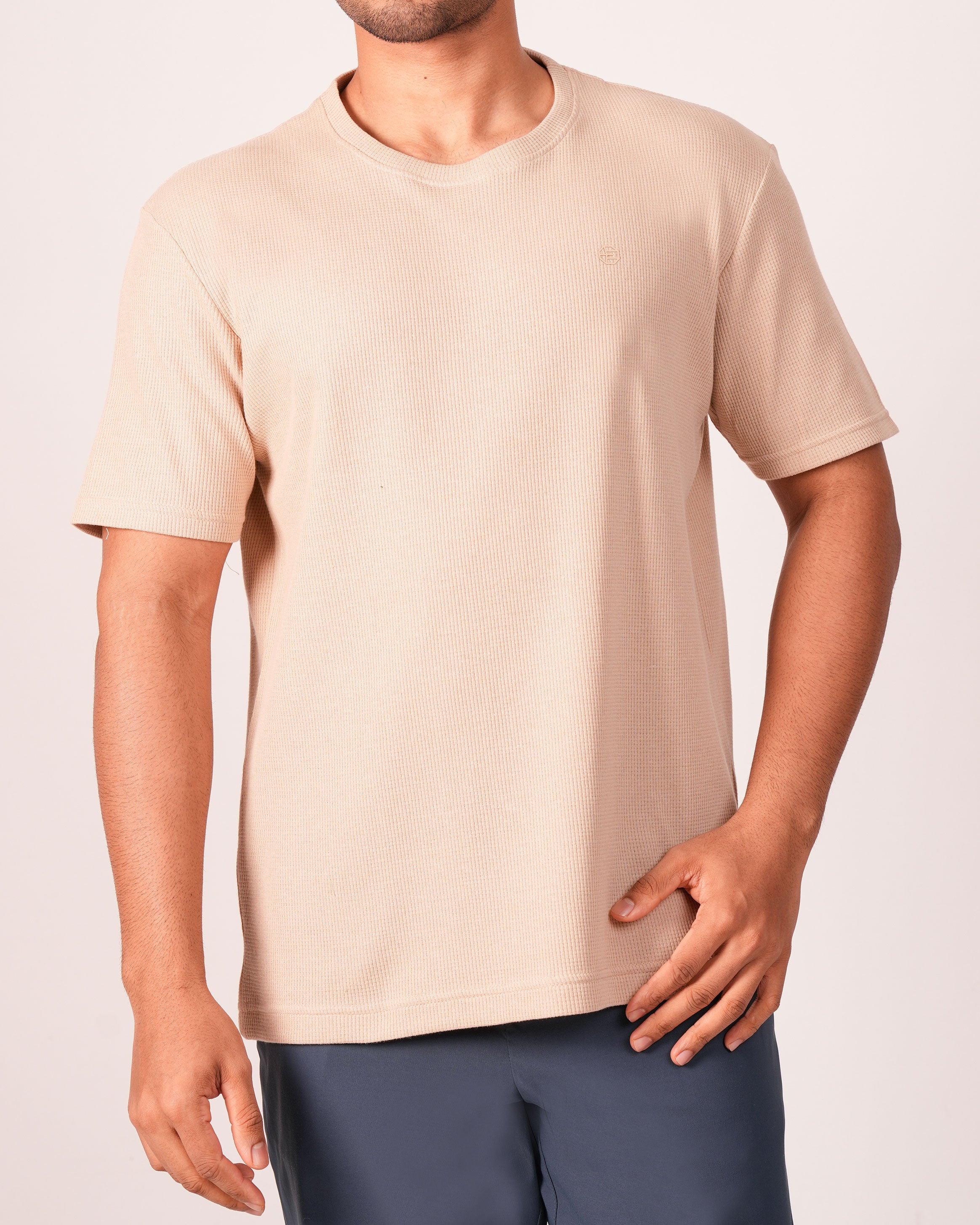 Emerald Crew Neck Slim-TOBACCO BROWN