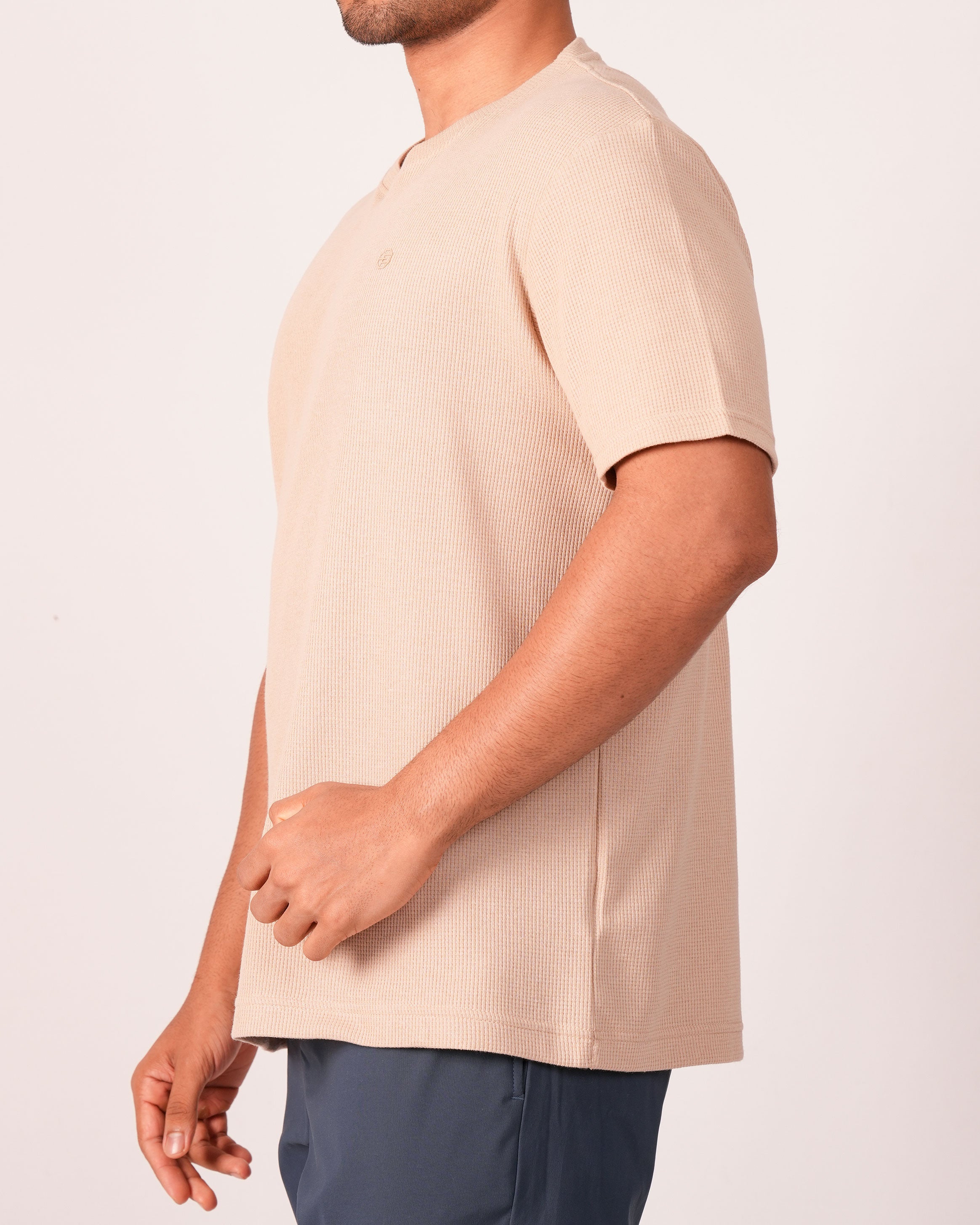 Emerald Crew Neck Slim-TOBACCO BROWN