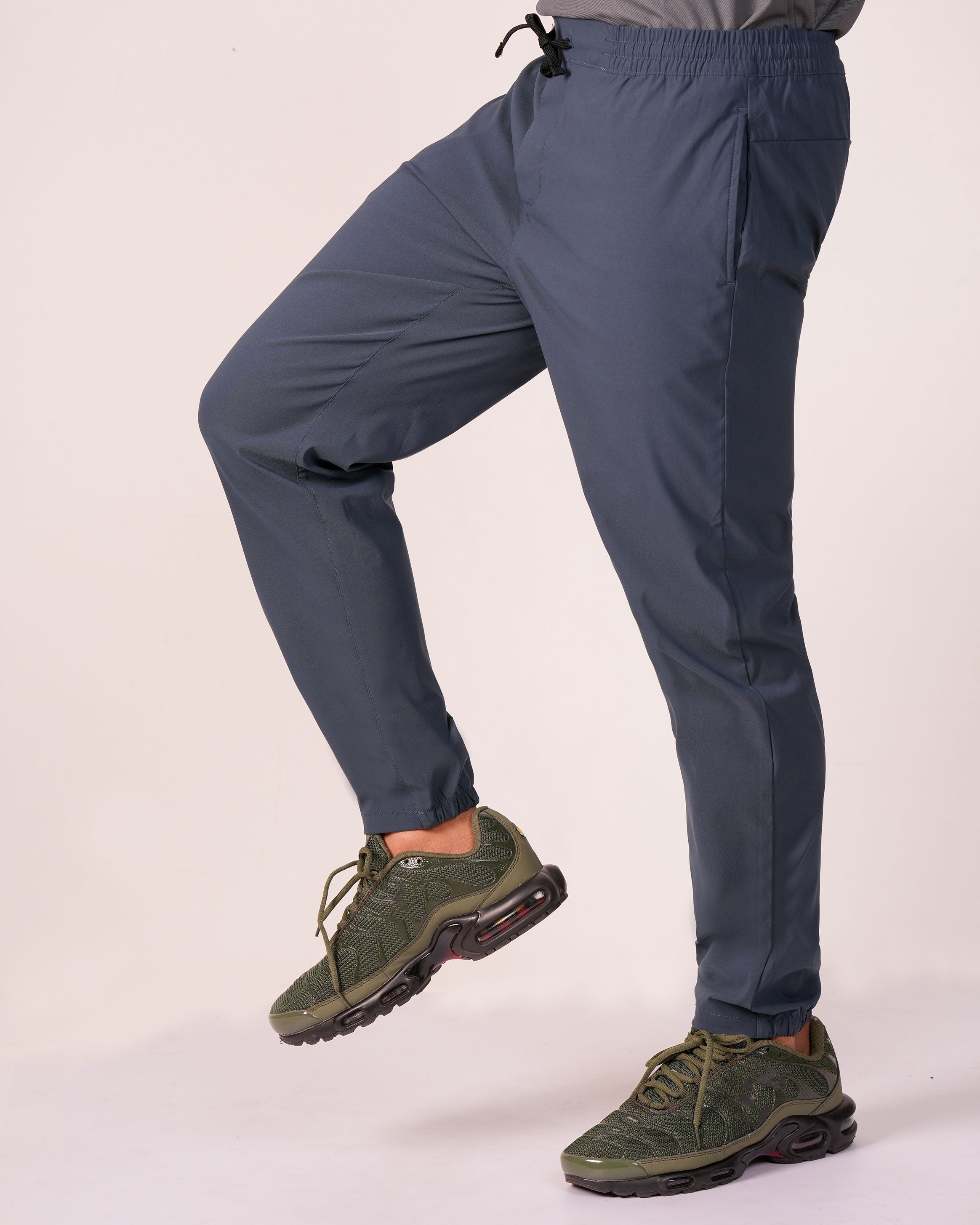 Emerald Utilitech Jogger Plain Slim Fit-Colonial Blue