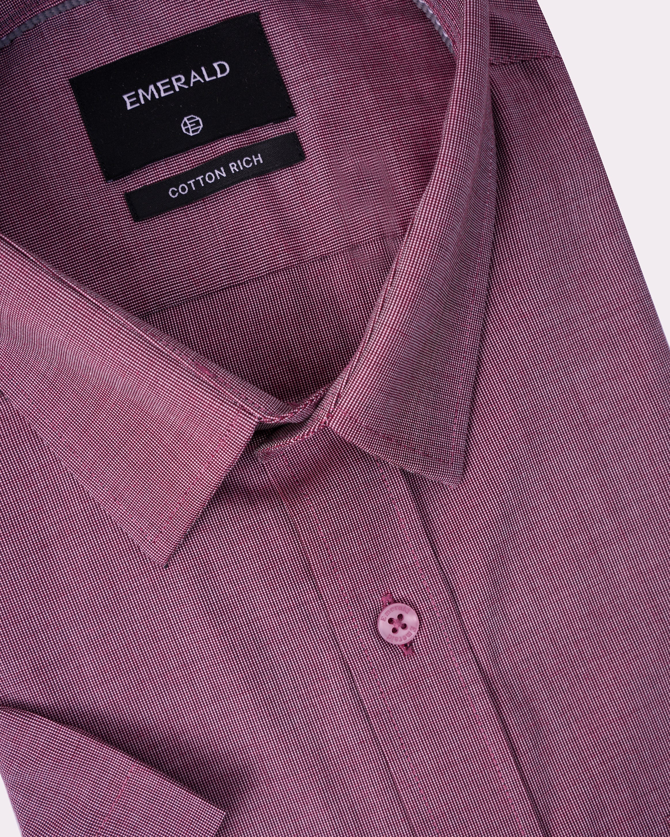 Emerald Corporate Tril A Fil Regular Fit-Bright Rose