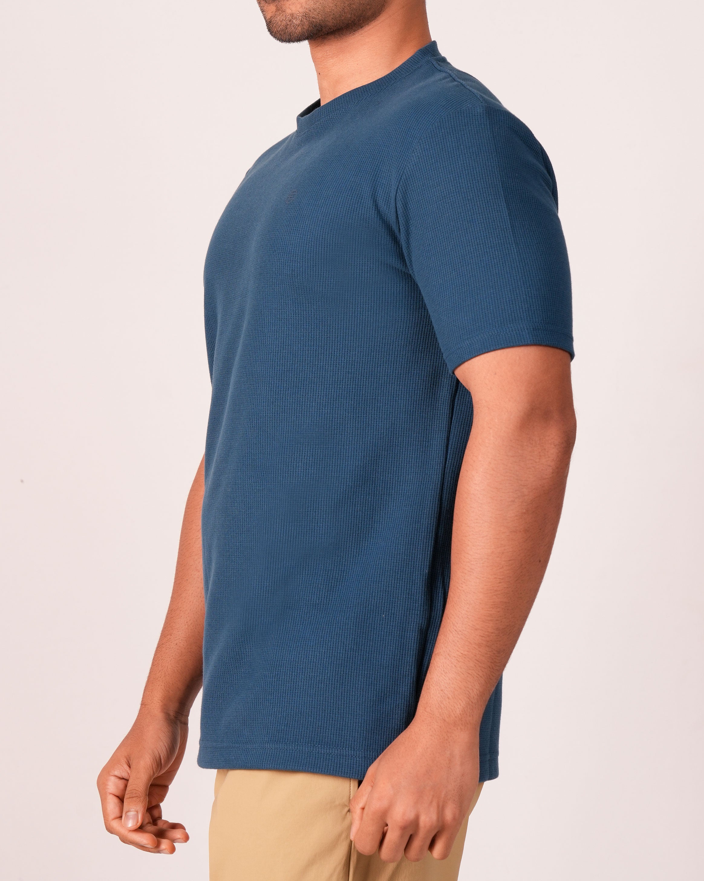 Emerald Crew Neck Slim-MID NIGHT