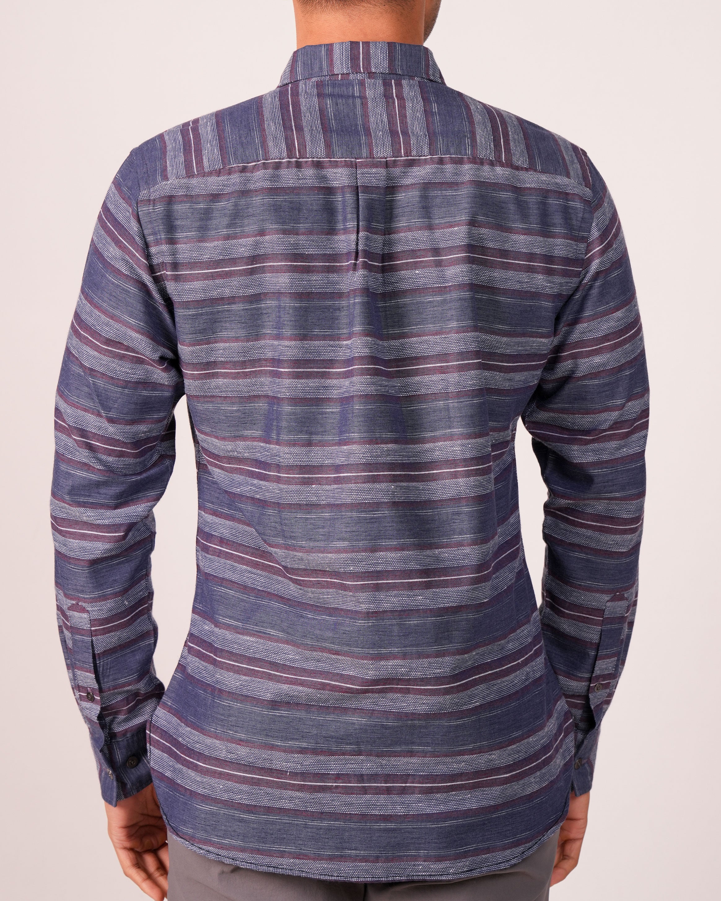 Emerald Casual Slim Fs- PLUM WINE