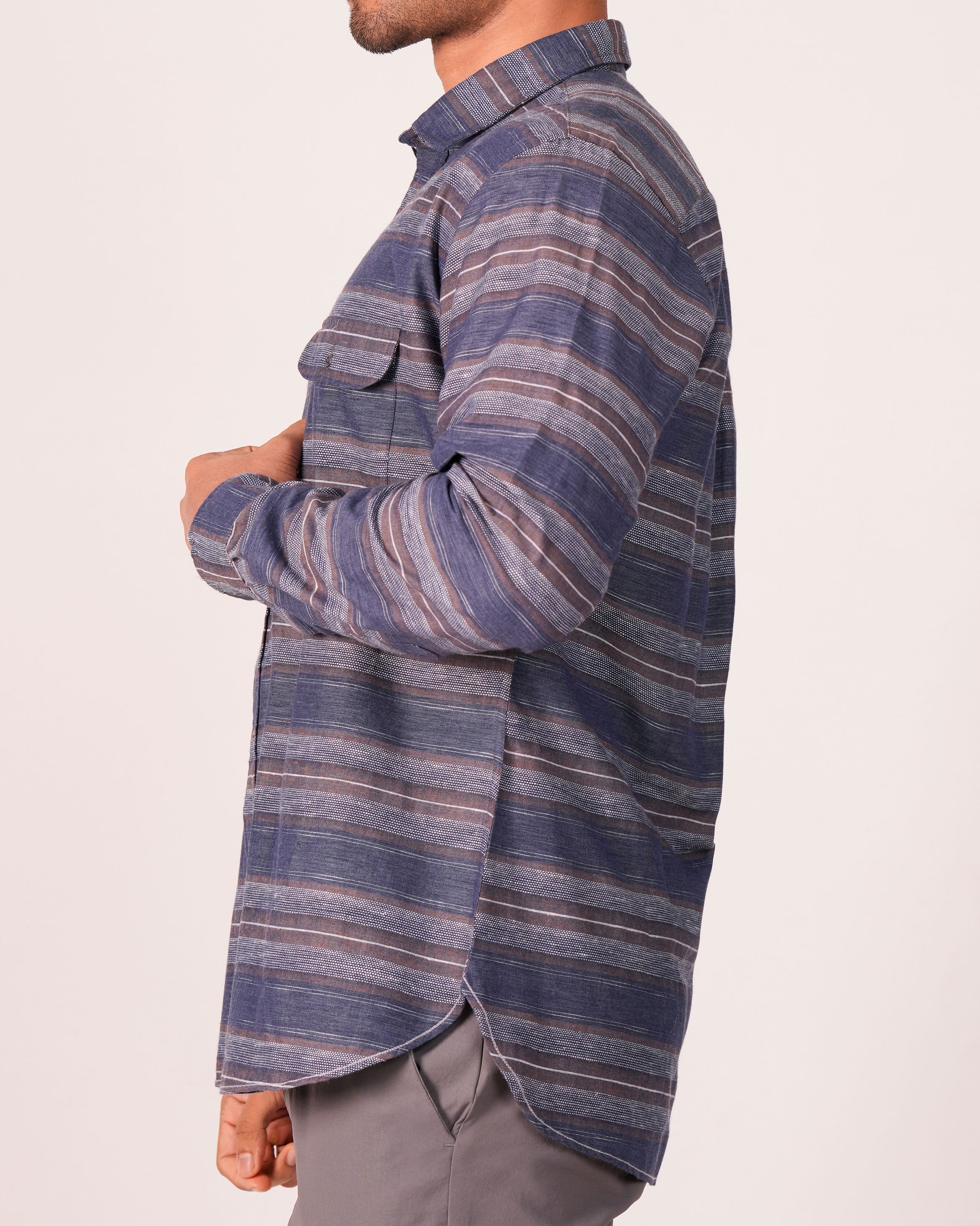 Emerald Casual Slim Fs- PINE BARK