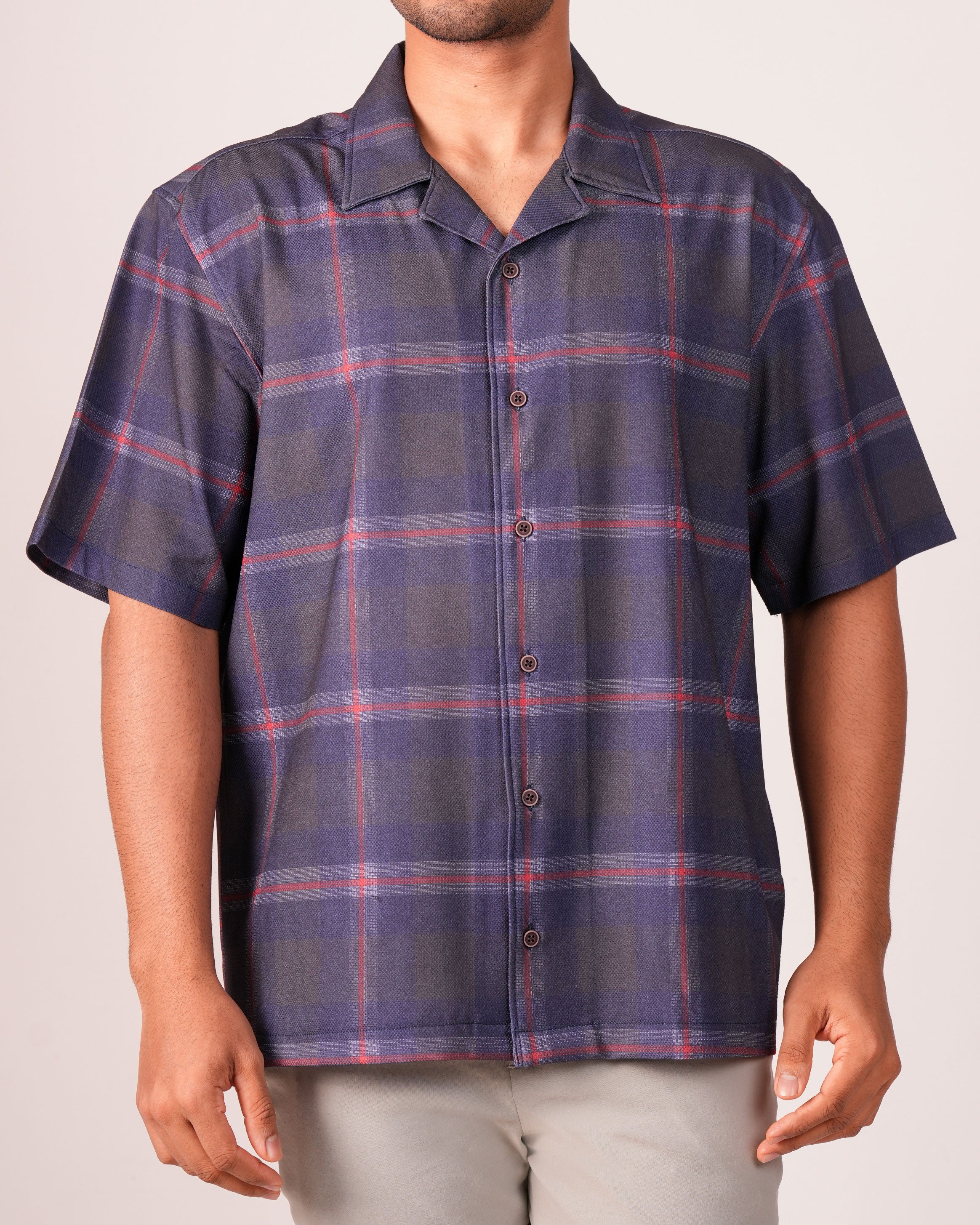 Emerald Casual Oversized Hs- PURPLE SAGE