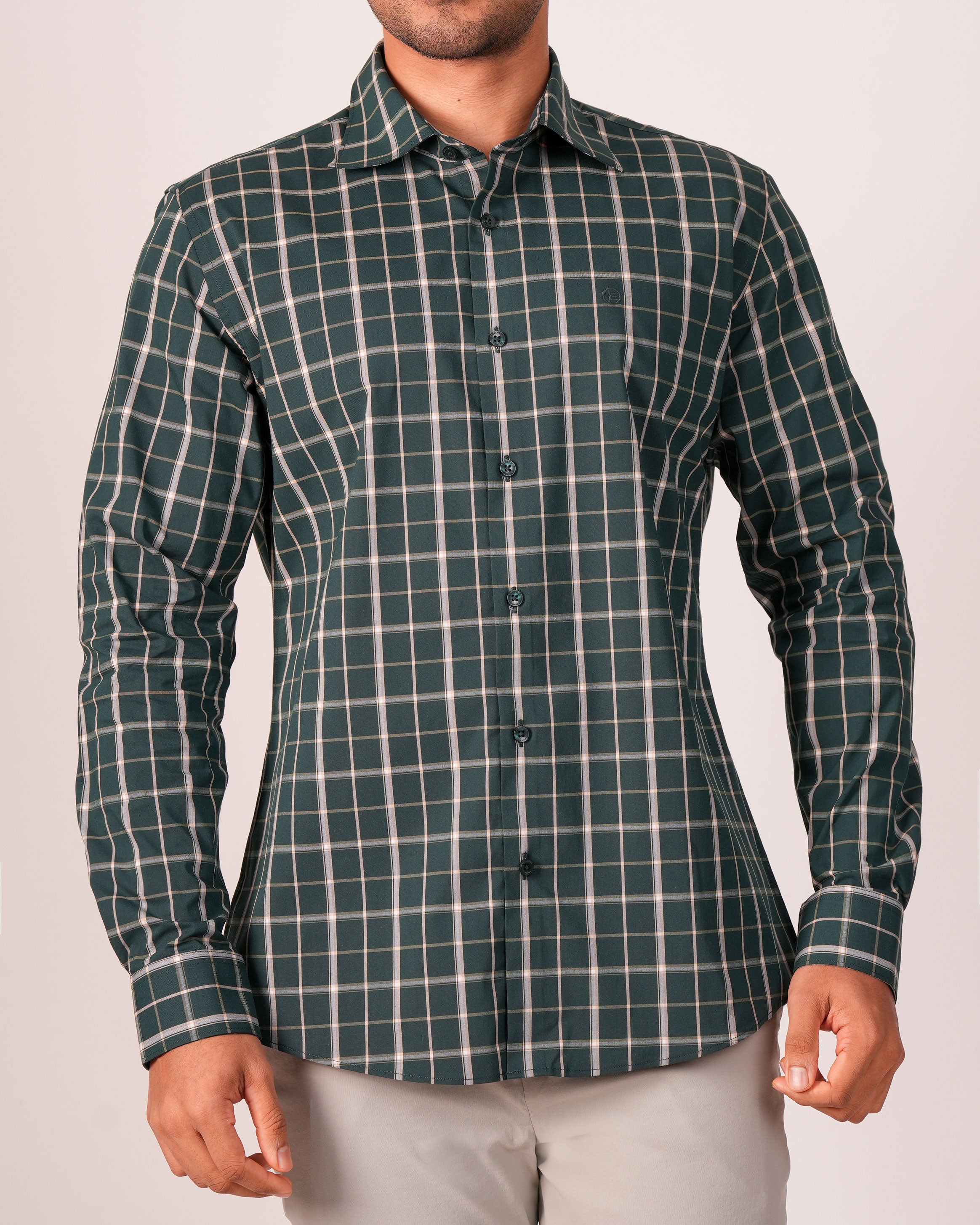 Emerald Casual Slim Fs- EVERGREEN