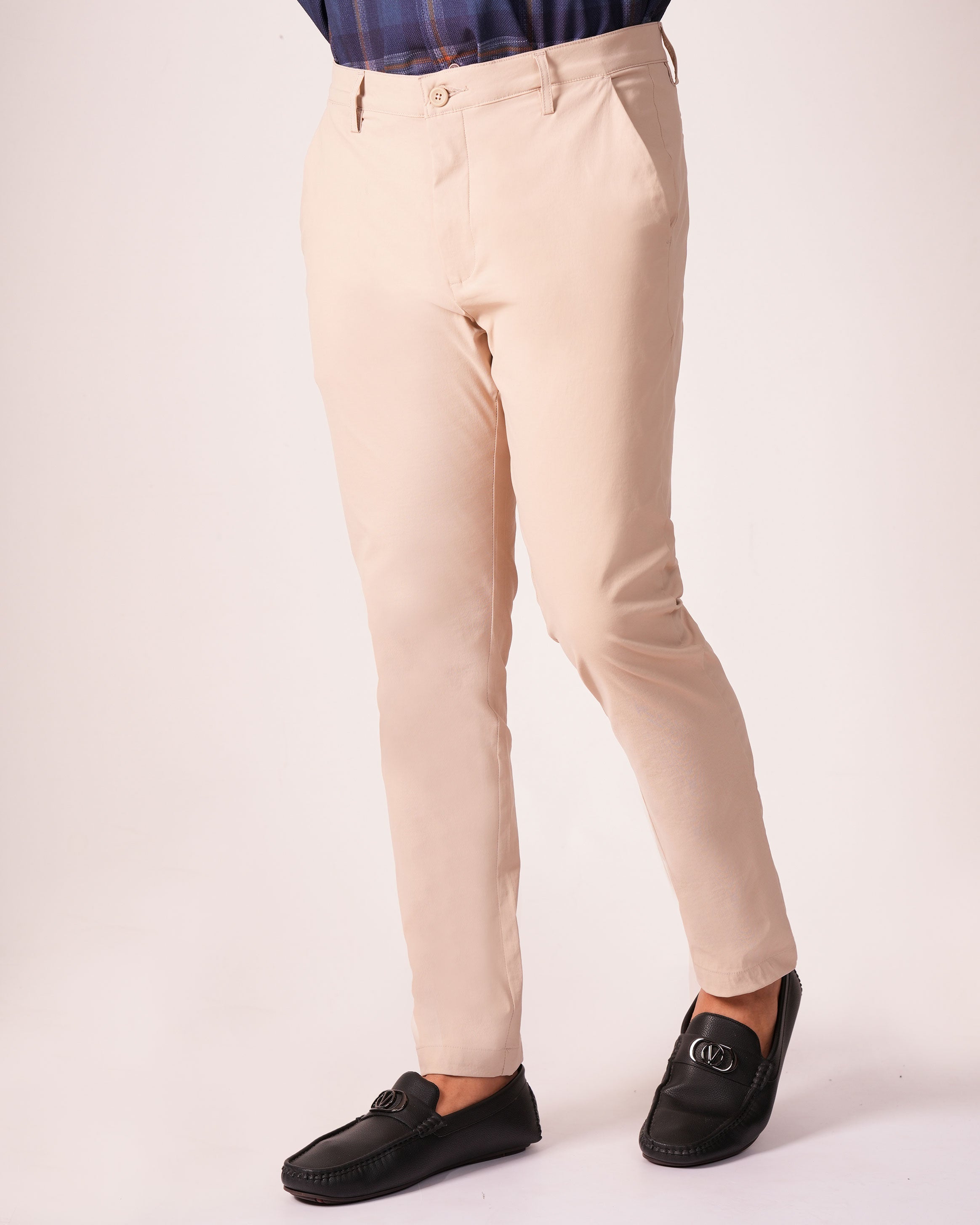 Emerald Utilitech Chino Plain Slim Fit-Brown Tannin