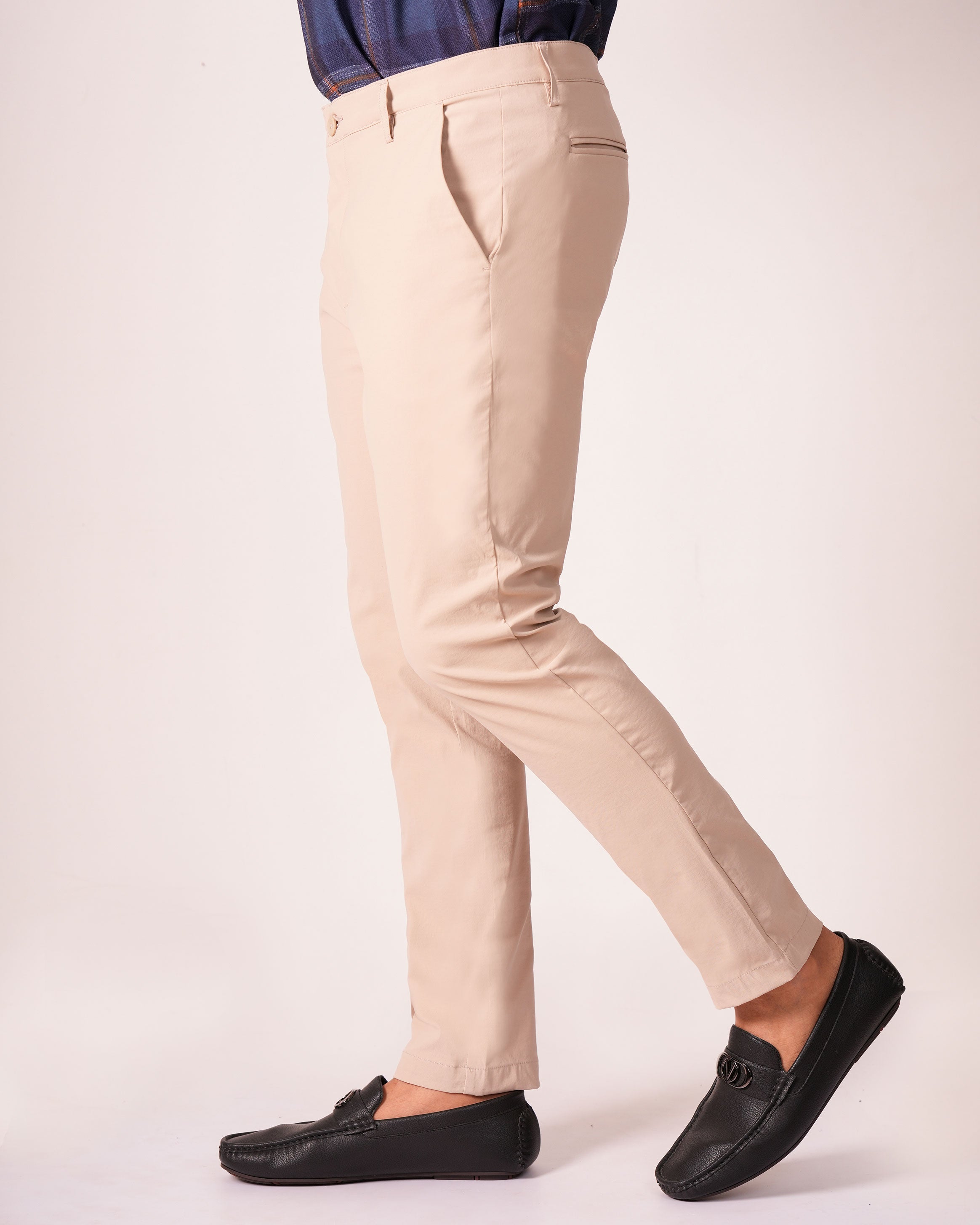 Emerald Utilitech Chino Plain Slim Fit-Brown Tannin